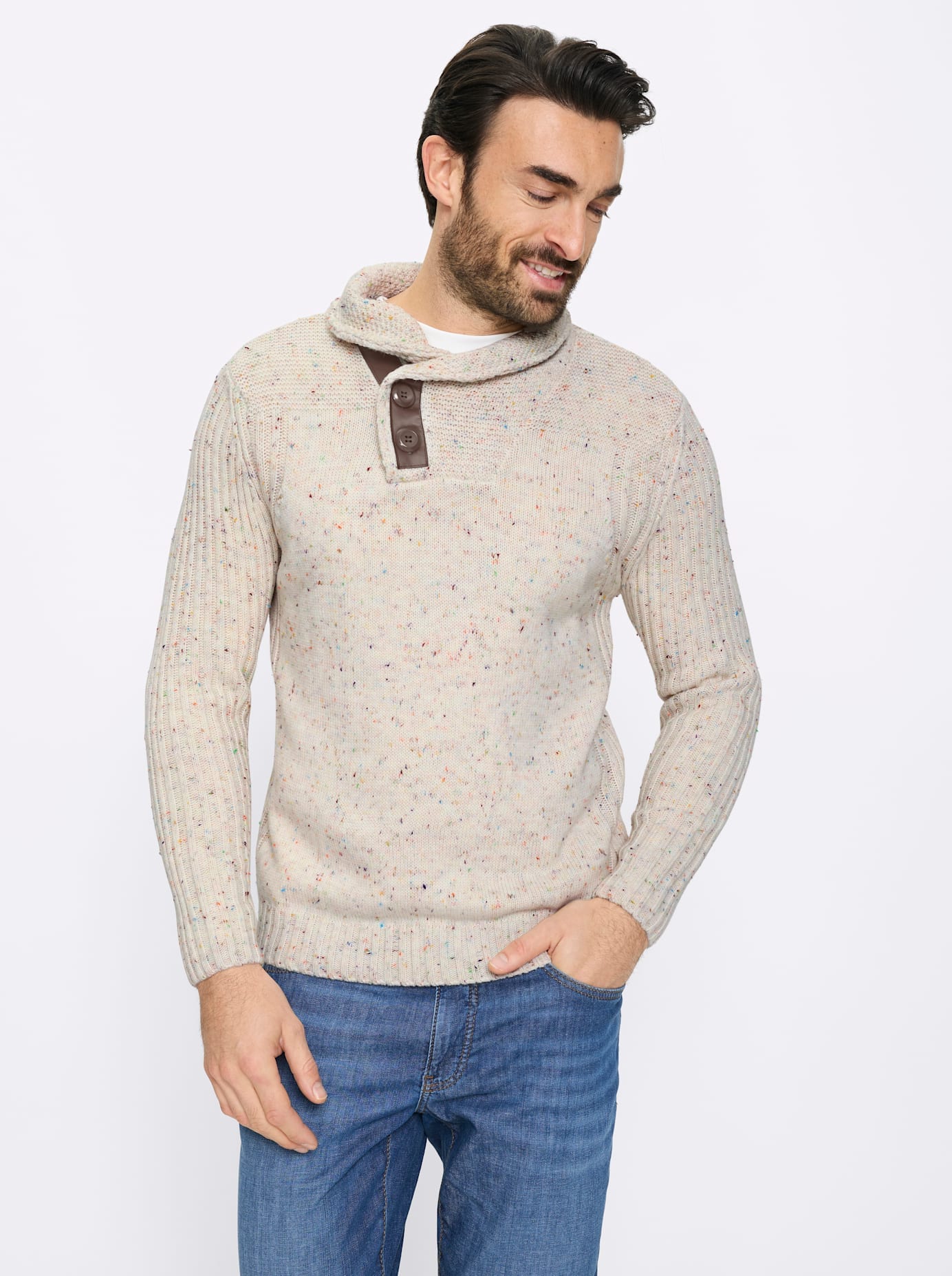 Marco Donati Schalkragenpullover »Pullover«