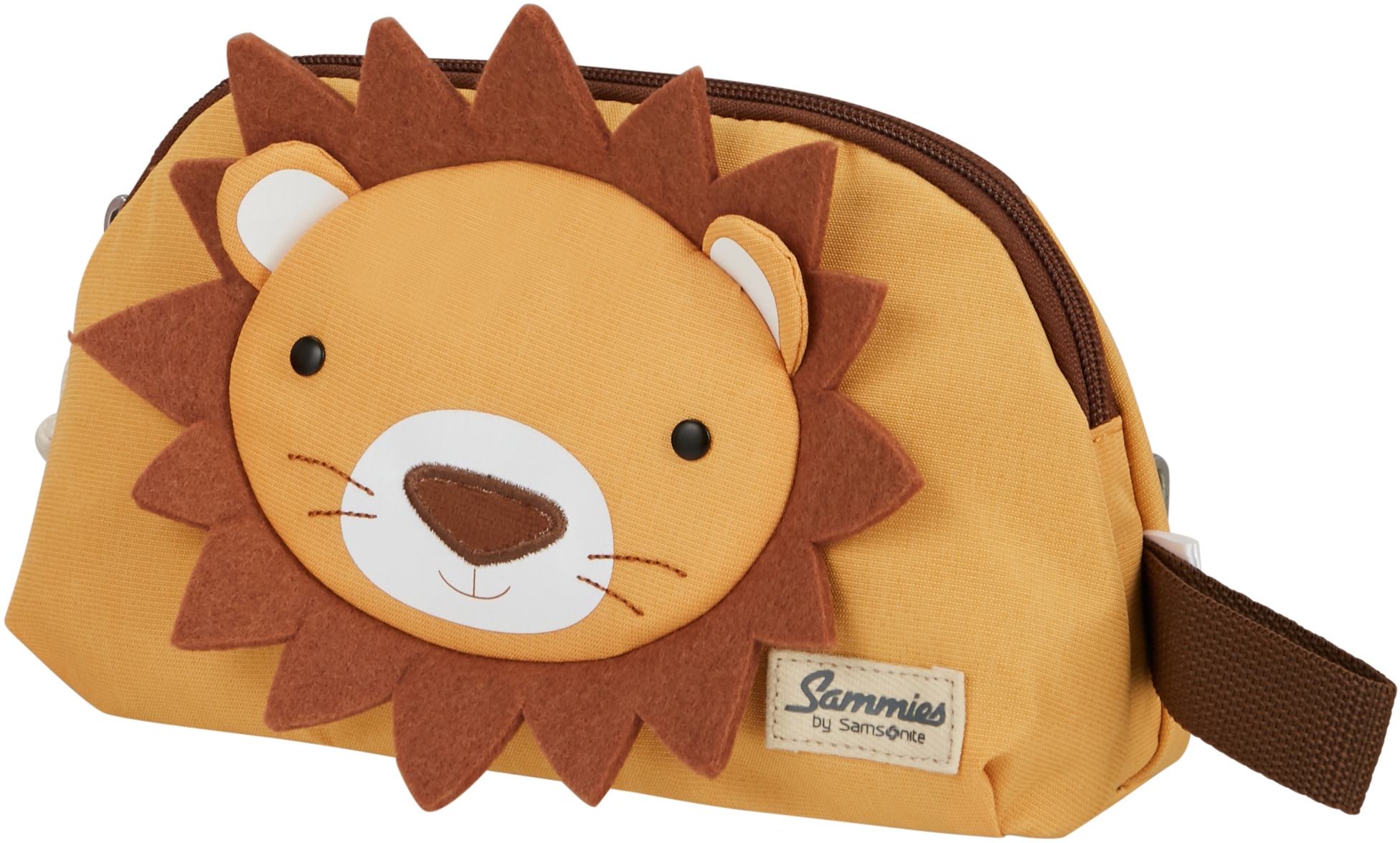 Samsonite Kulturbeutel »Happy Sammies ECO, Lion Lester«, Reiseetui Waschtasche aus recyceltem Material