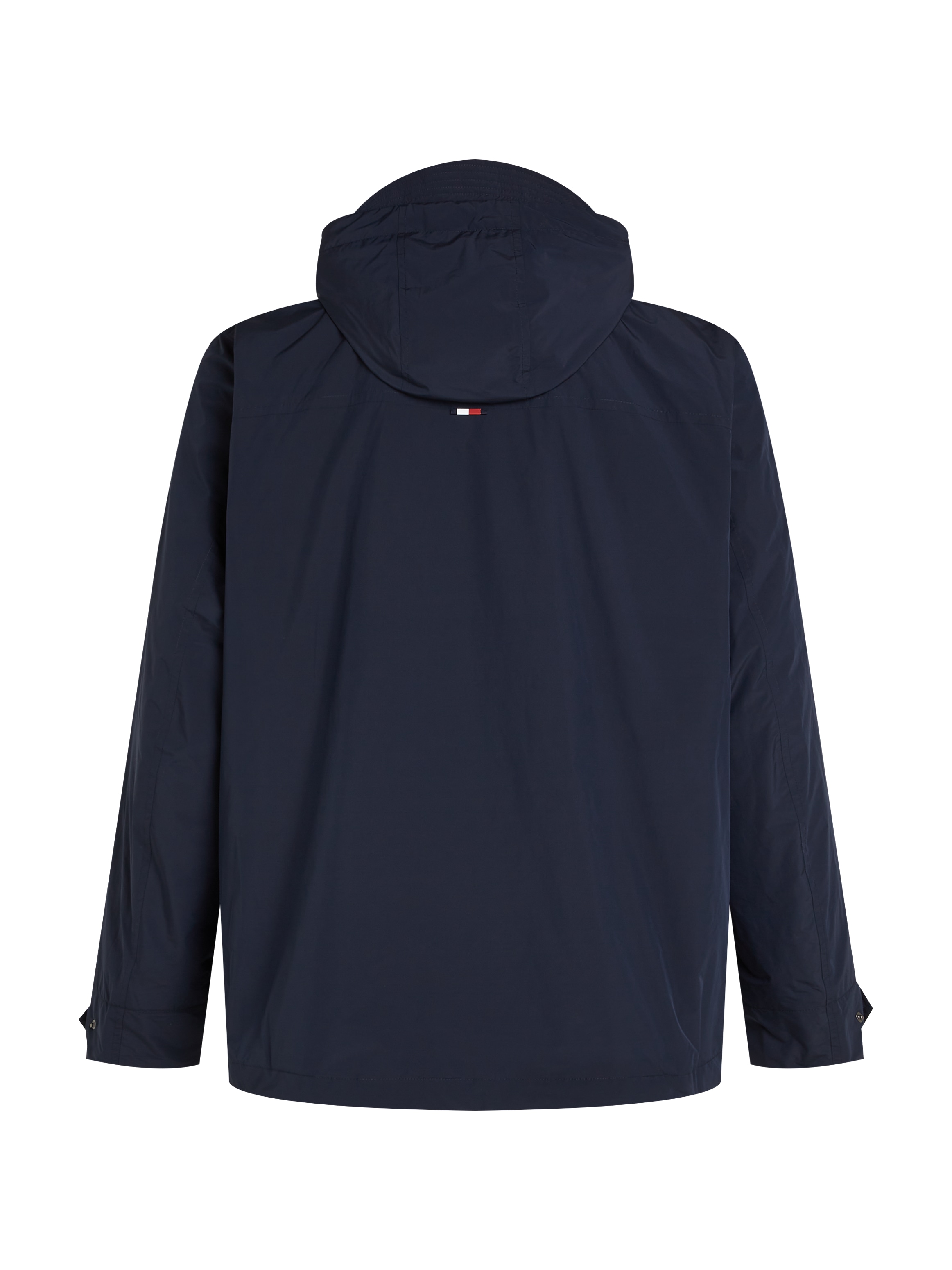 Tommy Hilfiger Big & Tall Allwetterjacke »BT-LW PACKABLE HOODED JKT-B«, mit Kapuze, in Großen Größen, Logostickerei