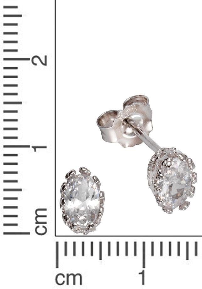Firetti Paar Ohrstecker »Schmuck Geschenk Silber 925 Ohrschmuck« mit Zirkonia (synth.)