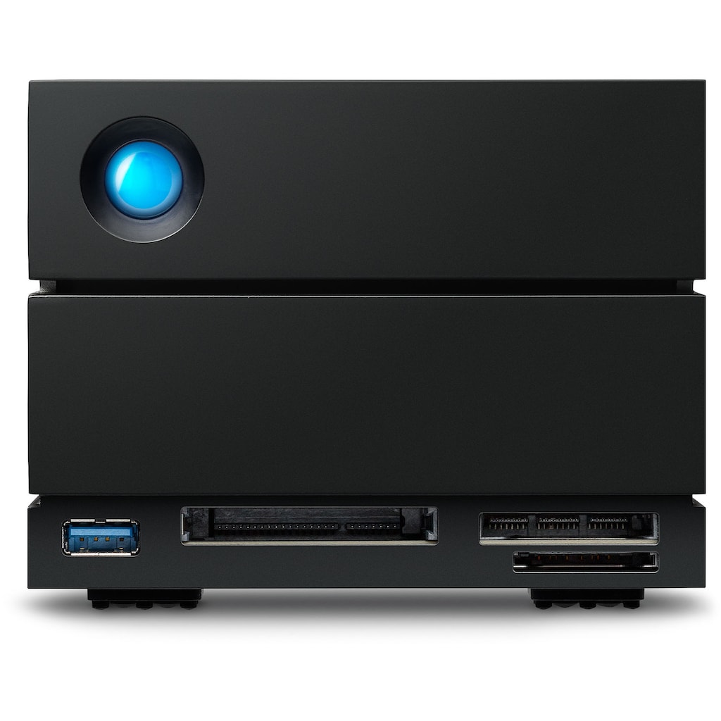 LaCie HDD-NAS-Festplatte »2big Dock Thunderbolt™3«, Anschluss Thunderbolt 3-DisplayPort-SD-/CF-Kartensteckplätze-USB 3.2 Gen-2