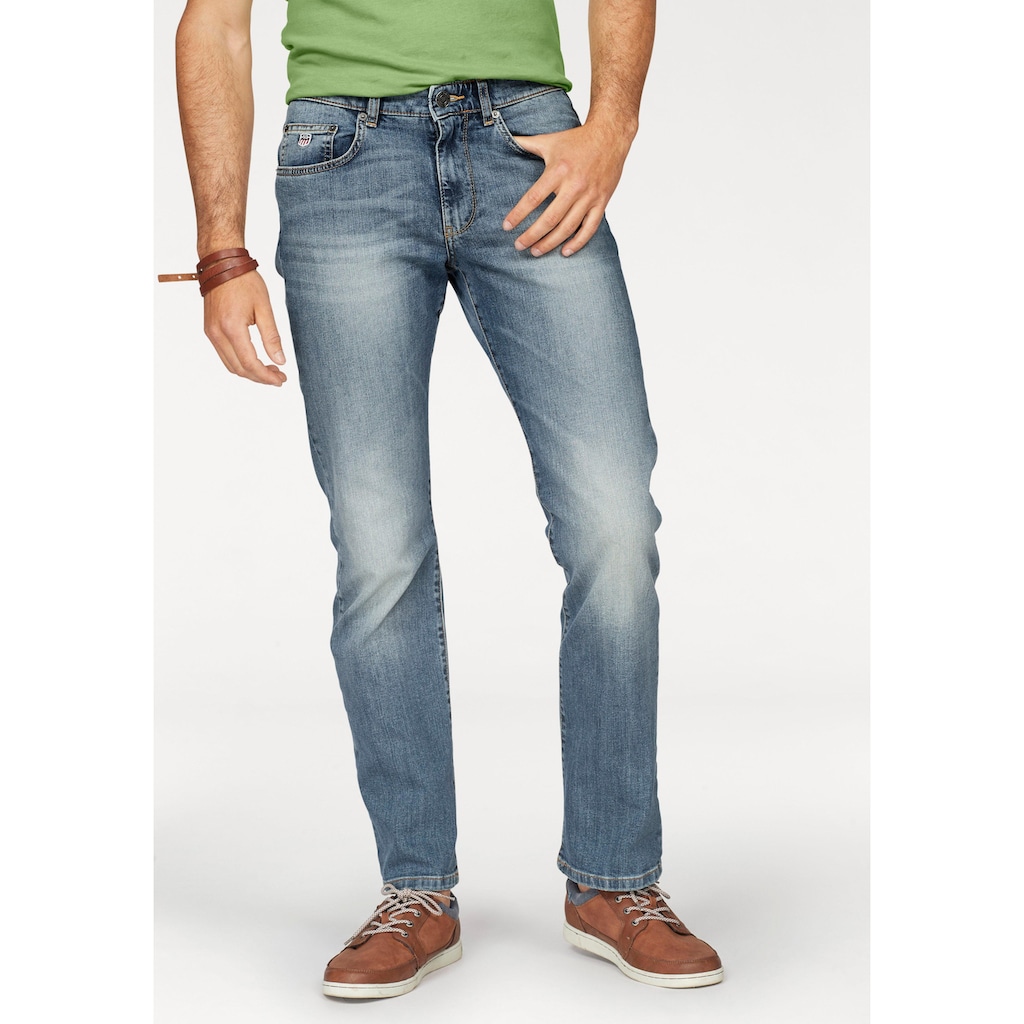 Rhode Island Stretch-Jeans »Reed«, in used Optik