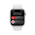 Apple Smartwatch »Series 8, GPS + Cellular, Aluminium-Gehäuse, 45 mm mit Sportarmband«, (Watch OS)