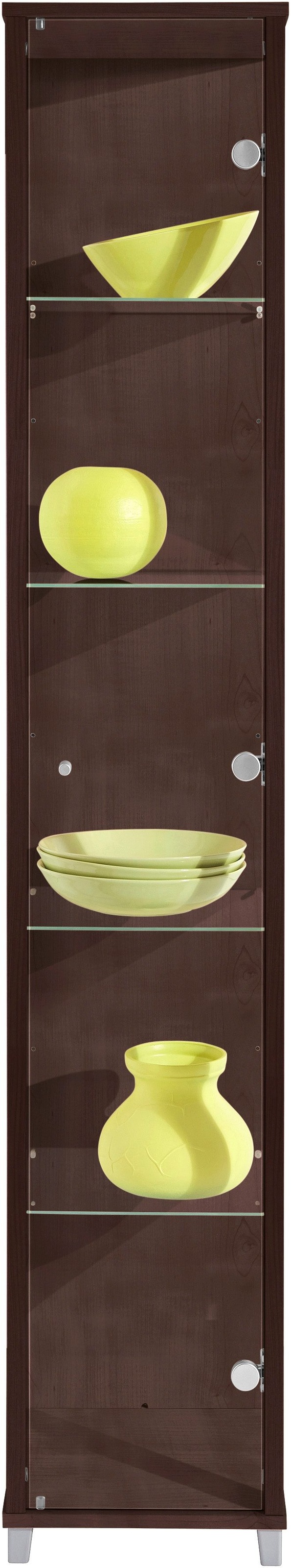 fif möbel Vitrine »OPTIMA Höhe ca. 172 cm«, Standvitrine/Glasvitrine 1x Glastür,perfekt für Sammler,Sammlervitrine