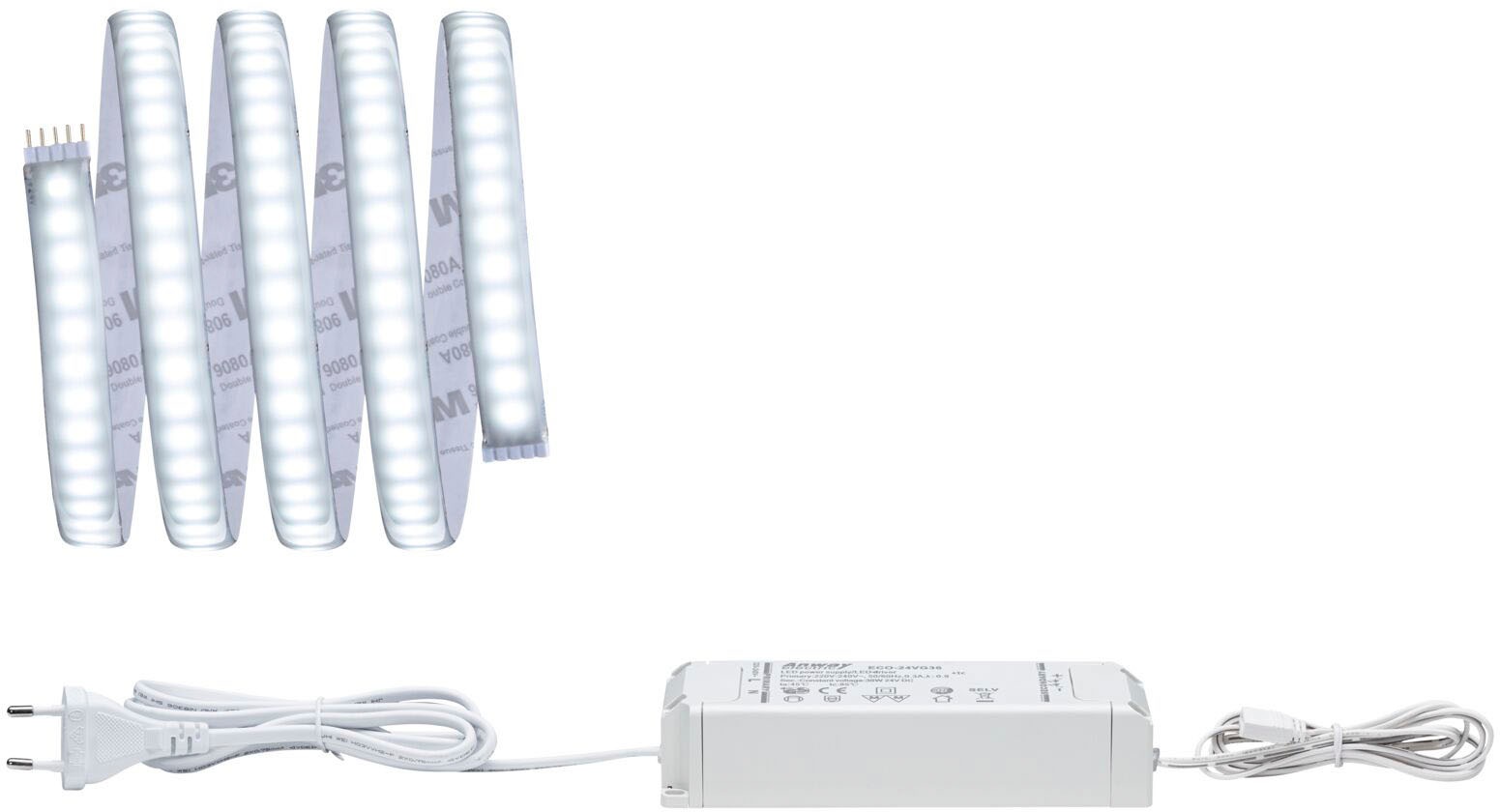 Paulmann LED-Streifen »MaxLED 1000 Basisset 1,5m Tageslichtweiß IP44 17W 1650lm beschichtet«, 1 St.-flammig