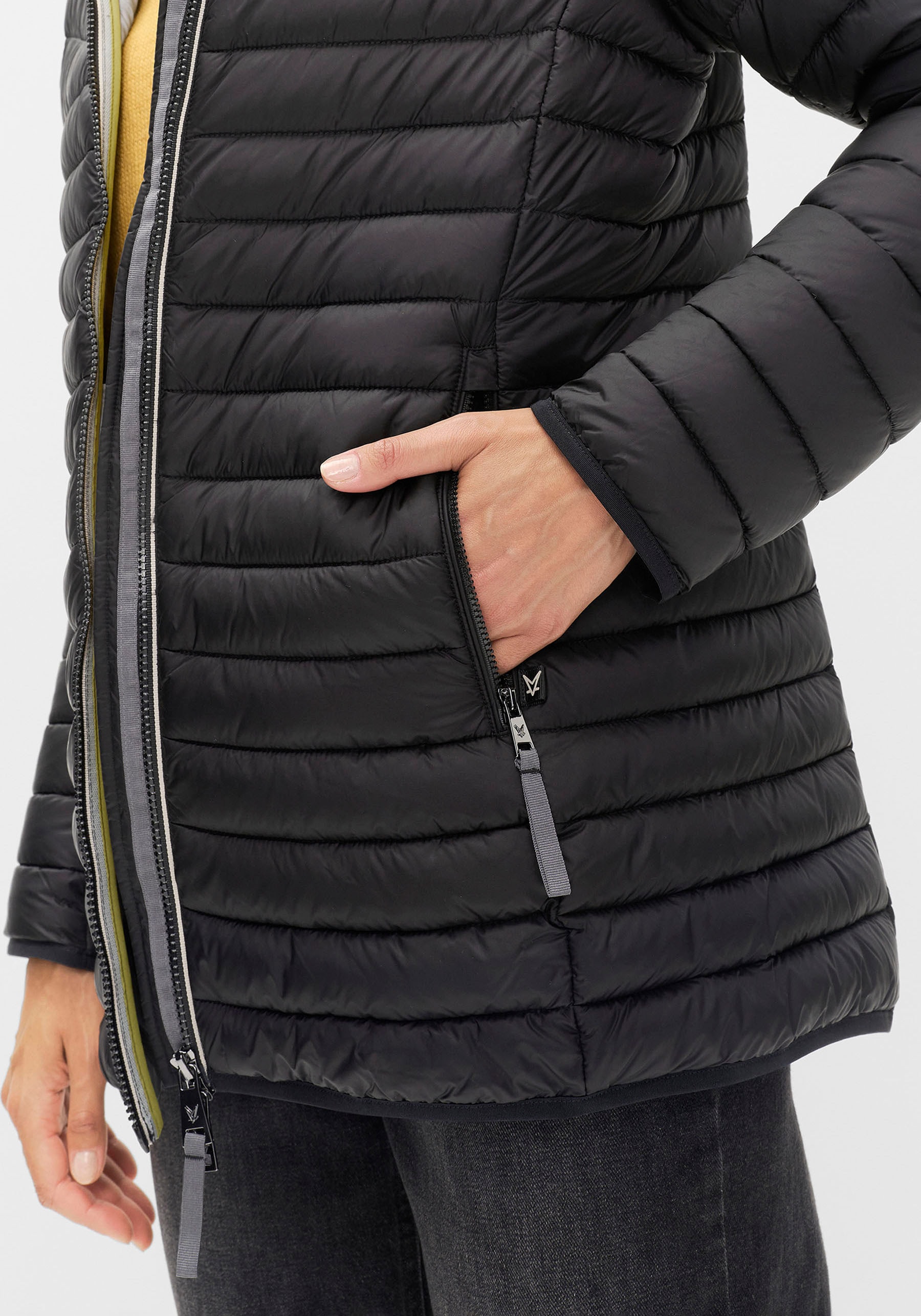 Fuchs Schmitt Steppjacke »Steppjacke« mit Kapuze mit abnehmbarer Kapuze