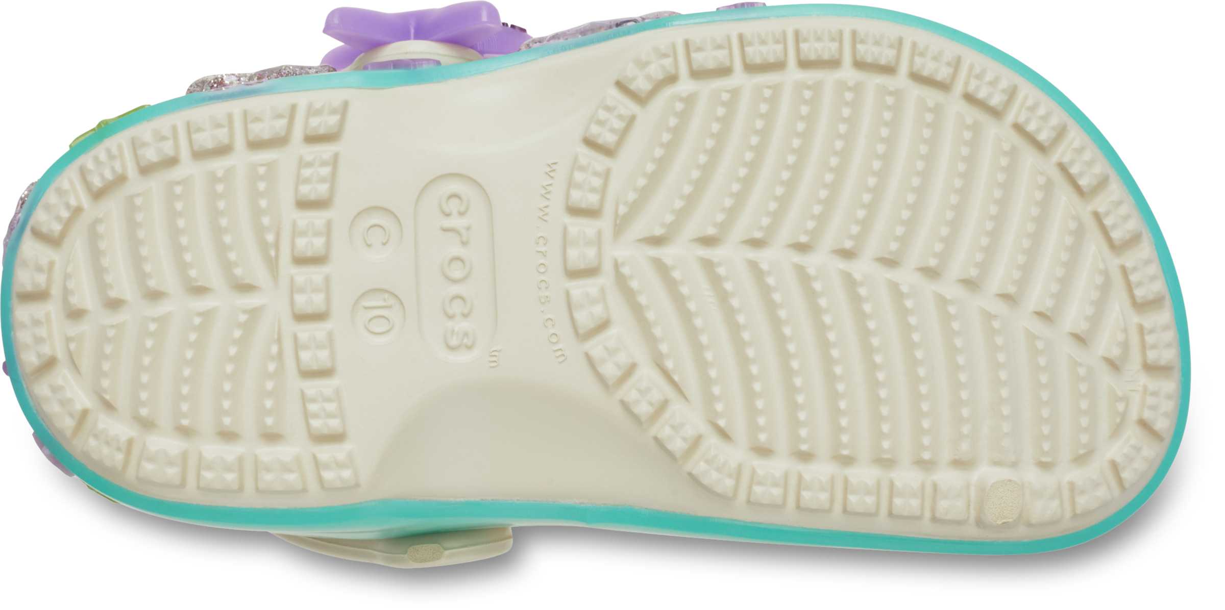 Crocs Clog »Classic Sea Sparkle Shaker«  Sommerschuh, Strandschuh mit Glitter-Muscheln