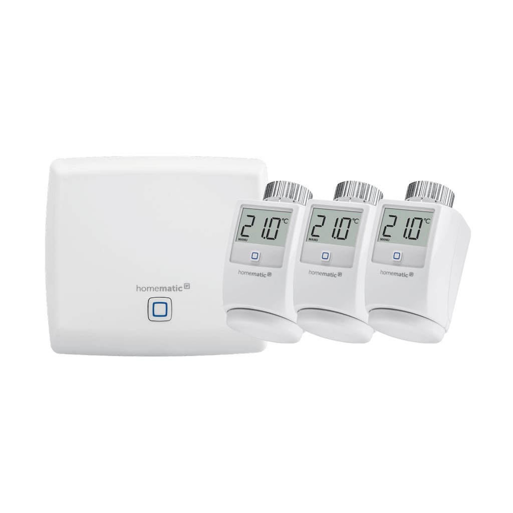 Homematic IP Heizkörperthermostat »SET: Access Point + 3St. heizkörperthermostat«