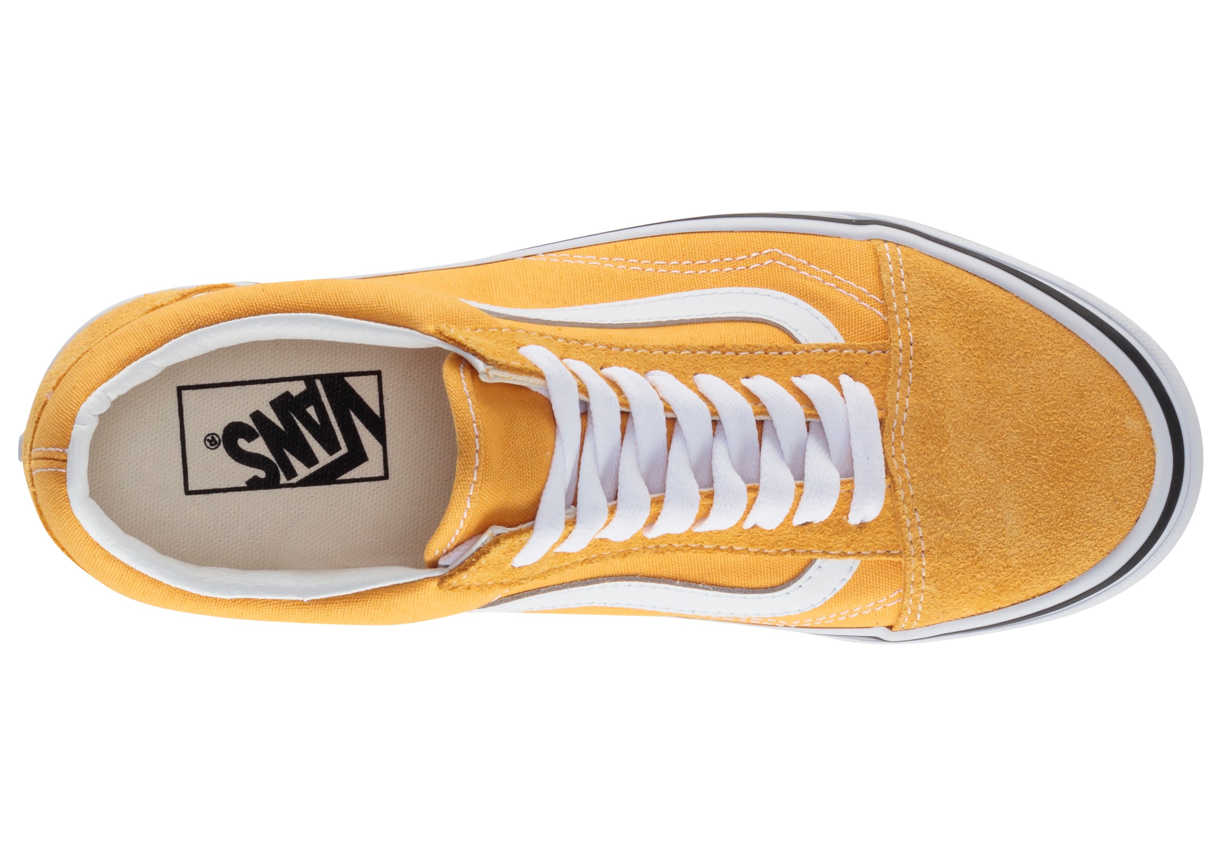 Vans Sneaker »Old Skool«, mit kontrastfarbenem Logo an der Ferse