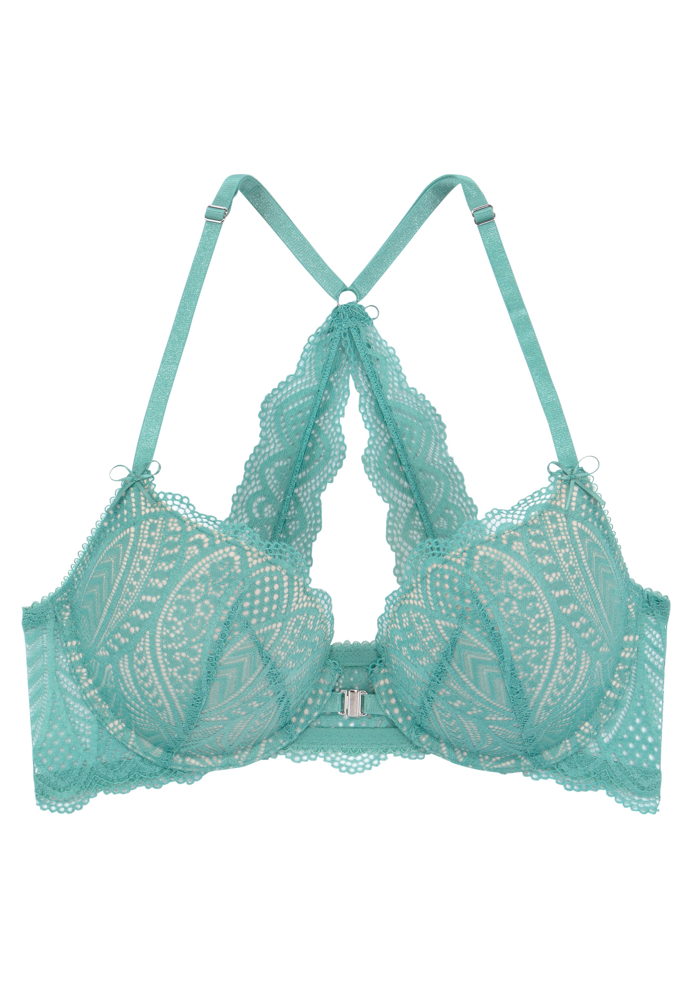 LASCANA Push-up-BH »Raquel«, mit Racerback aus Spitze, Dessous