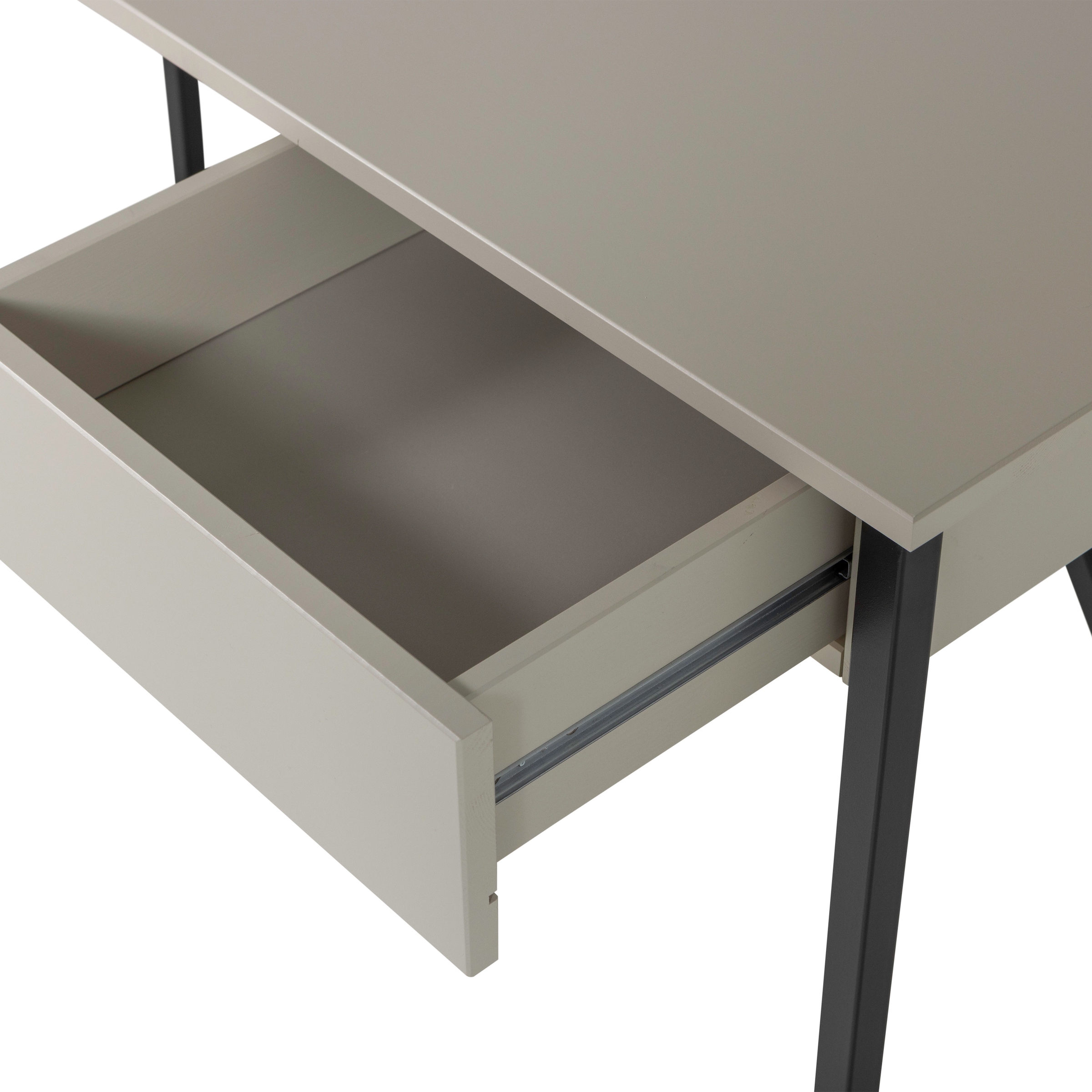 WOOOD Schreibtisch »New Julius FSC®-Kiefernholz mit Schublade, lackiert B126xT53xH75 cm« Tragkraft Blatt 20 kg, sichtbare Maserung, einfach zu montieren