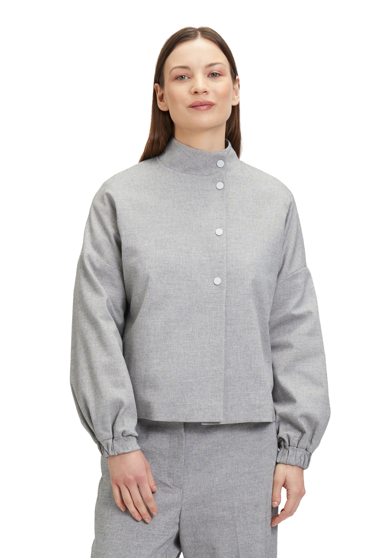 Betty&Co Jackenblazer »Casual-Jacke mit überschnittenen Ärmeln«