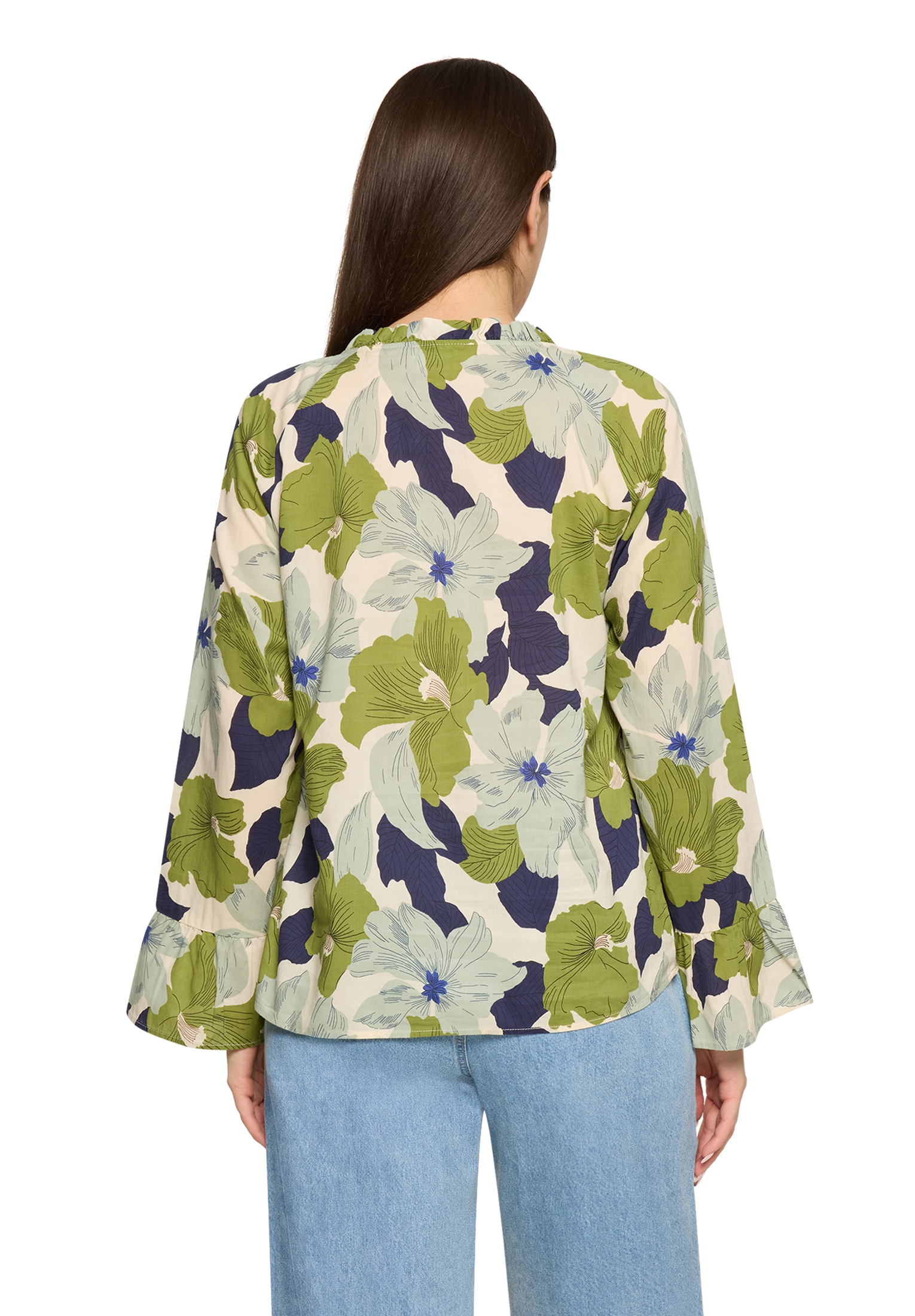 Cartoon Rüschenbluse »Rüschenbluse mit Muster«