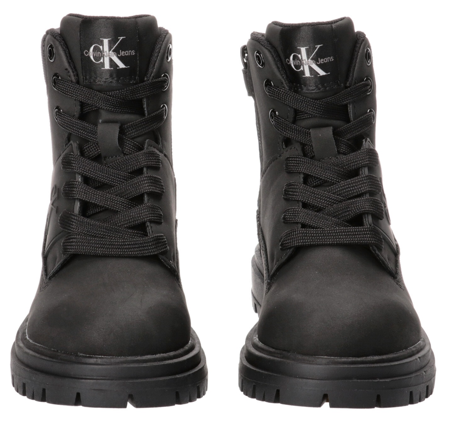 Calvin Klein Jeans Schnürboots, Worker Boots, Schnürstiefel, Winterboots mit Blockabsatz