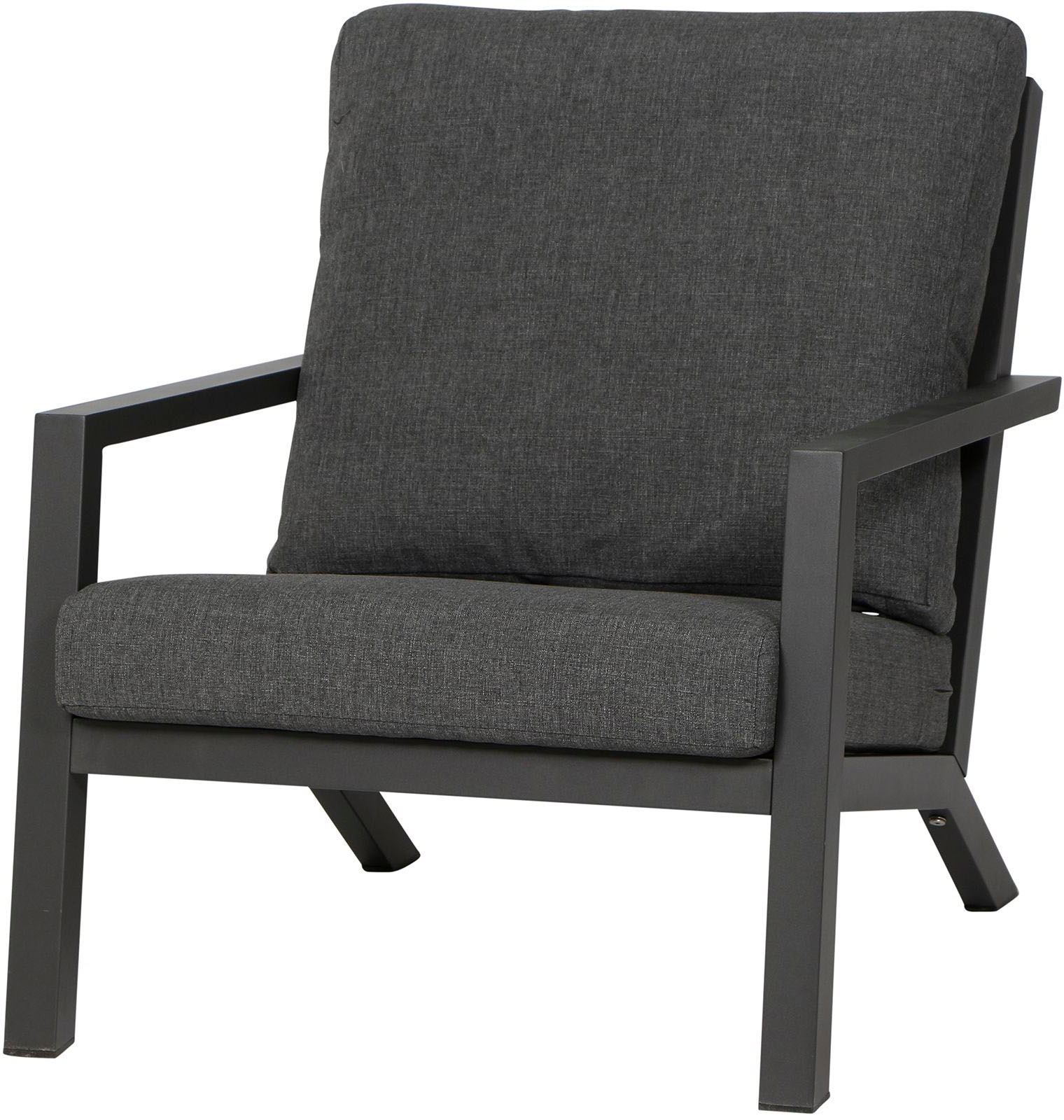 Siena Garden Gartenlounge-Set »Belia«, (Set, 14 tlg.), bestehend aus 2 Sesseln, 1 Sofa, 1 Tisch und 10 Auflagen