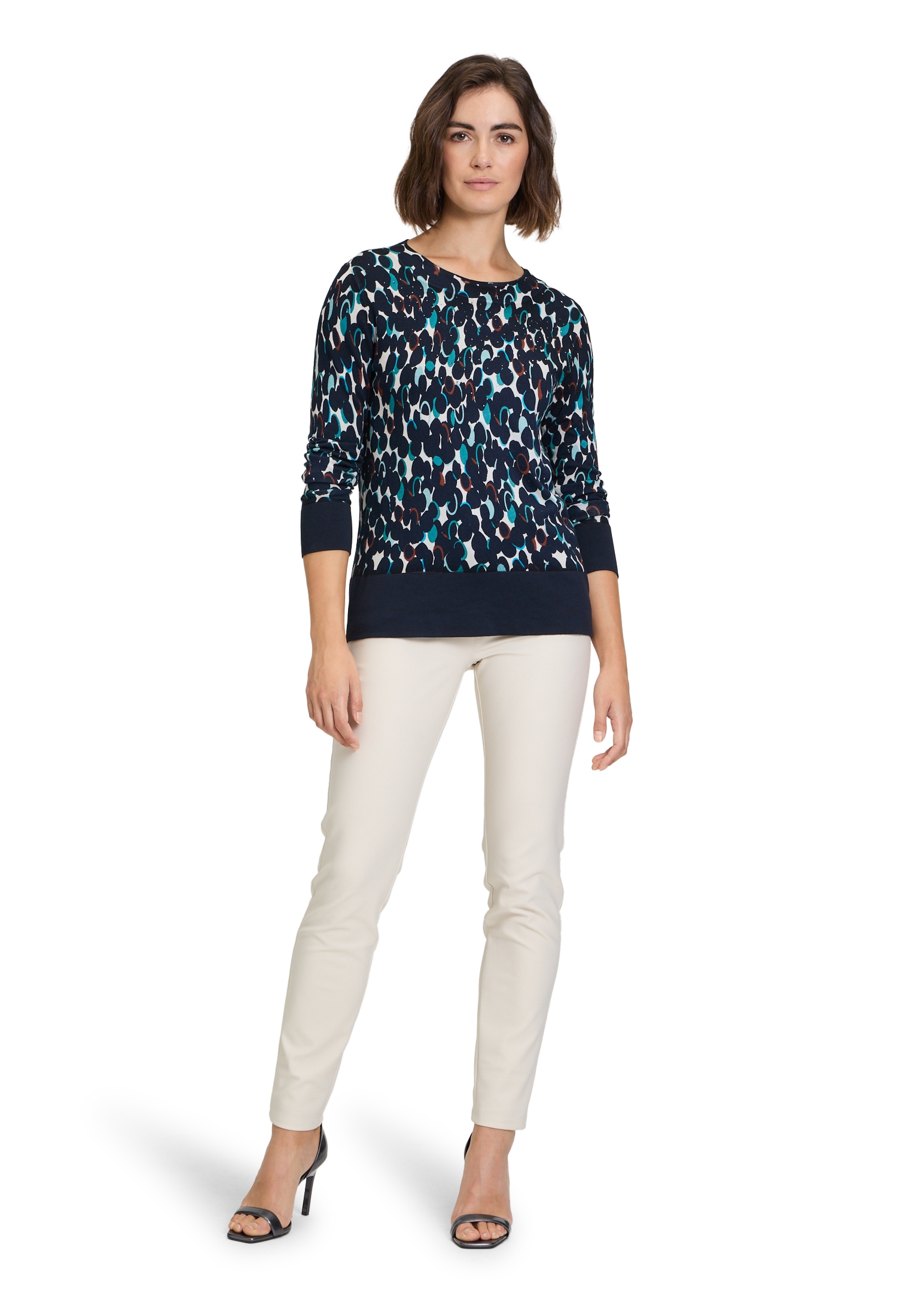 Betty Barclay Rundhalspullover »Feinstrickpullover langarm«