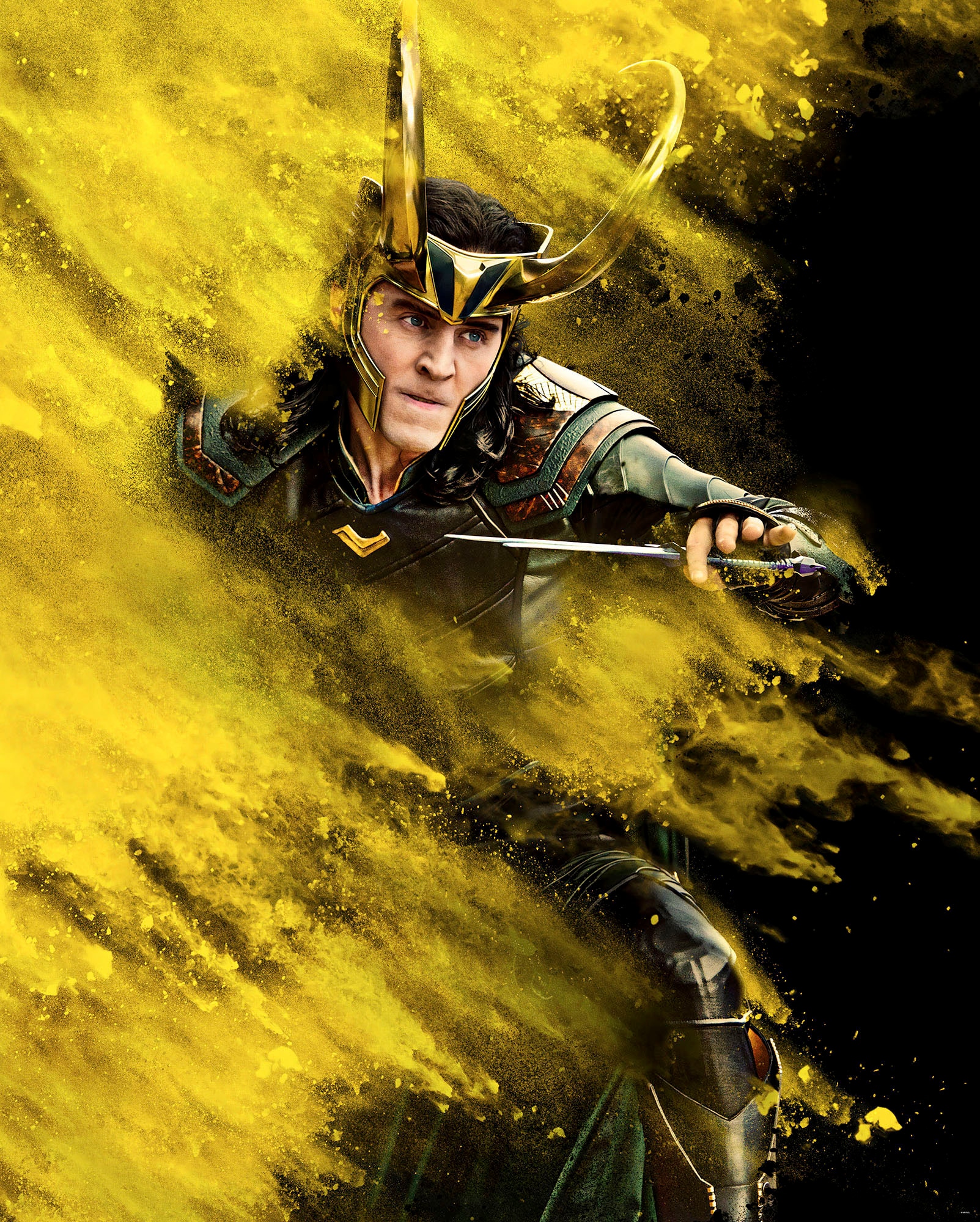 Komar Fototapete »Digitaldruck Vlies -  Loki Yellow Dust - Größe 200 x 250 cm« bedruckt glatt Kinderzimmer