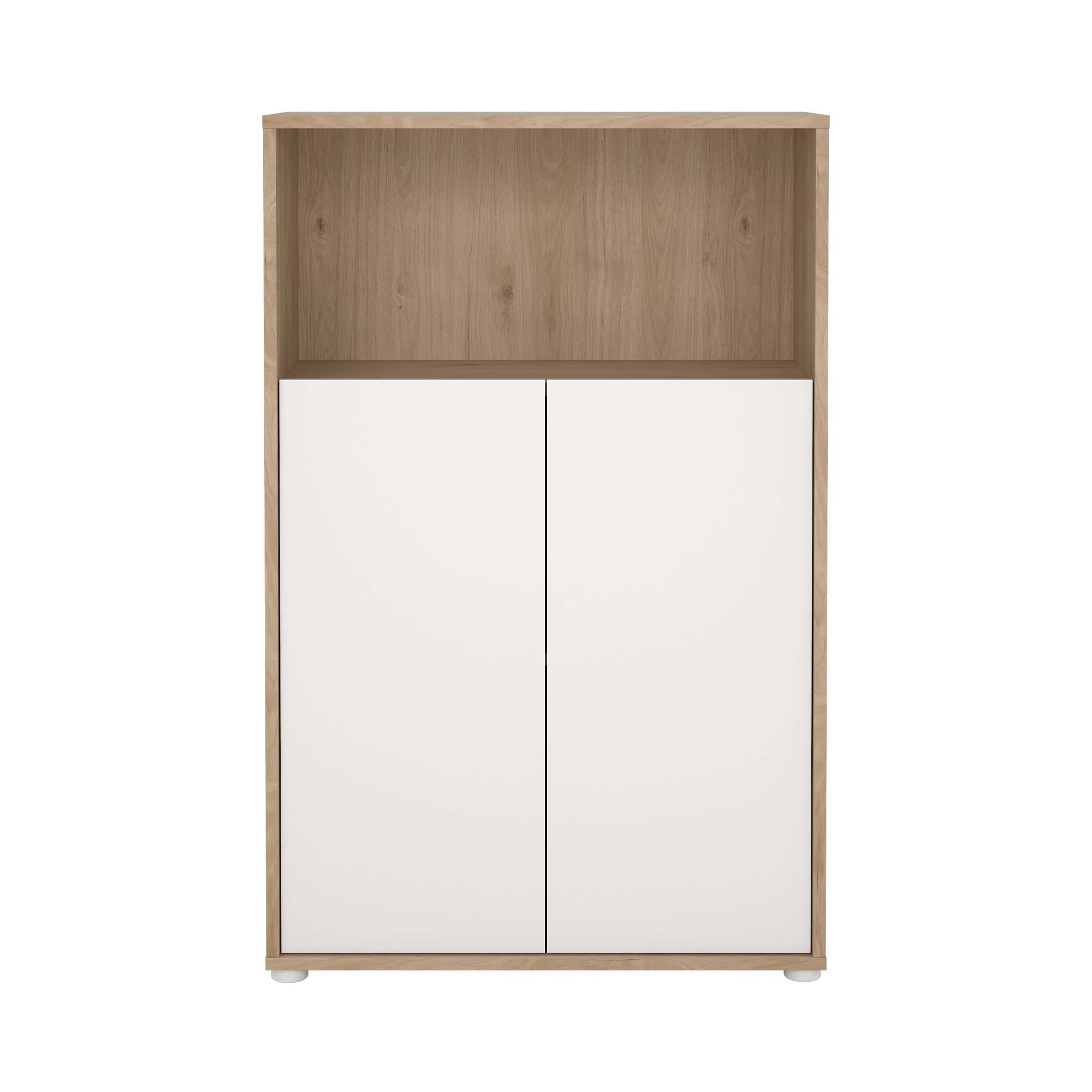 INOSIGN Kommode »Sign Sideboard mit Ablageregal für Akten, Bücher« mit 2 Türen, dahinter 2 Einlegeböden, Höhe 123 cm, Breite 80 cm