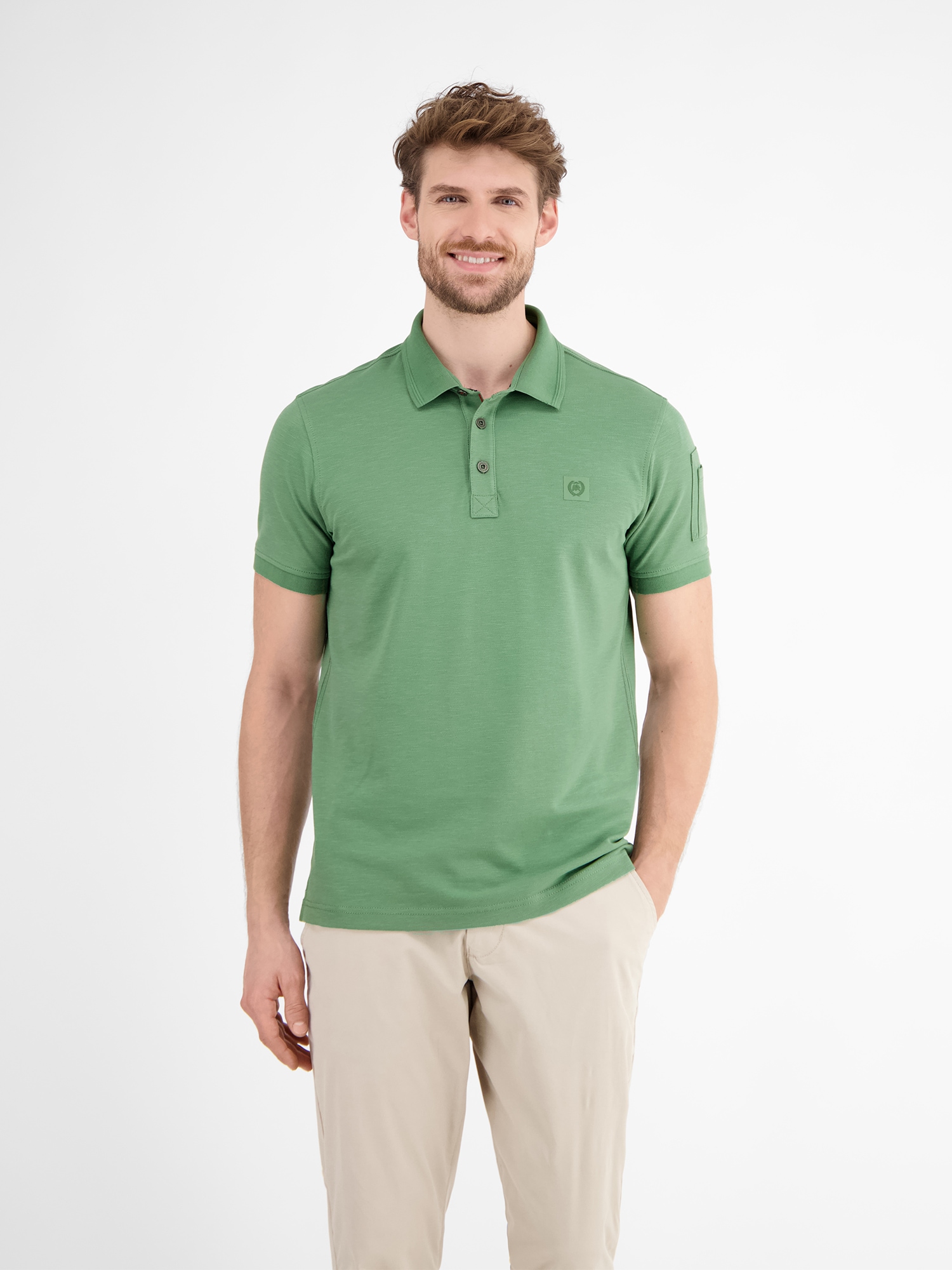 LERROS Poloshirt »LERROS Piqué-Poloshirt für Herren«