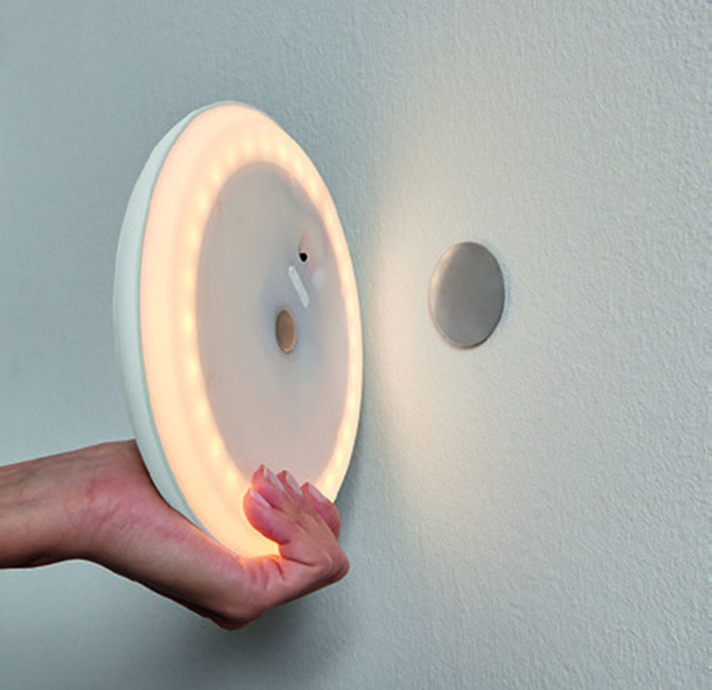 EGLO Wandleuchte »PORCIANO Wandlampe - Kunststoff - LED - 2W - IP20« LED-Modul 1 Stk. Warmweiß Wandstrahler, Wandspot, Wohnzimmer, Flur, Schlafzimmer, H4 x Ø20 cm