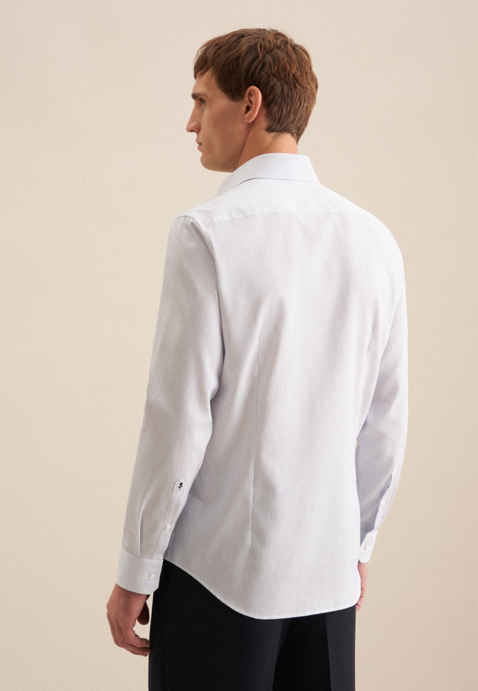 seidensticker Businesshemd »Slim«, Slim Langarm Kentkragen Streifen