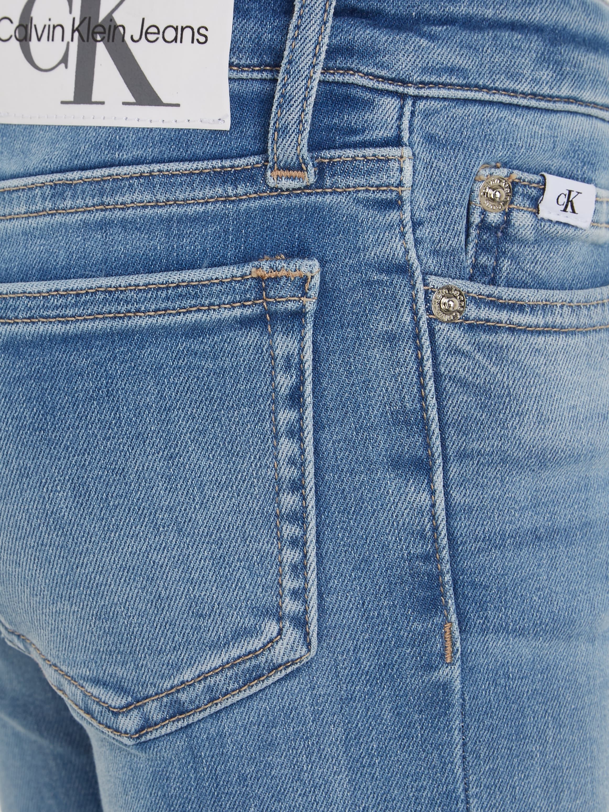 Calvin Klein Jeans Stretch-Jeans »FLARE MR SPLIT VISUAL MID BLUE«