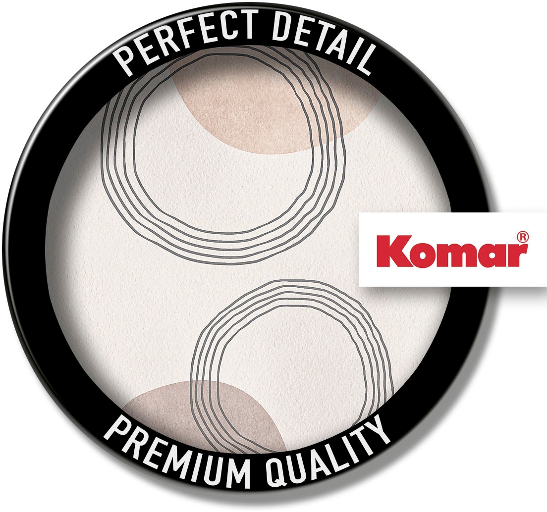 Komar Wandbild »Line Art Circles«, (1 St.), Deutsches Premium-Poster Fotopapier mit seidenmatter Oberfläche und hoher Lichtbeständigkeit. Für fotorealistische Drucke mit gestochen scharfen Details und hervorragender Farbbrillanz.