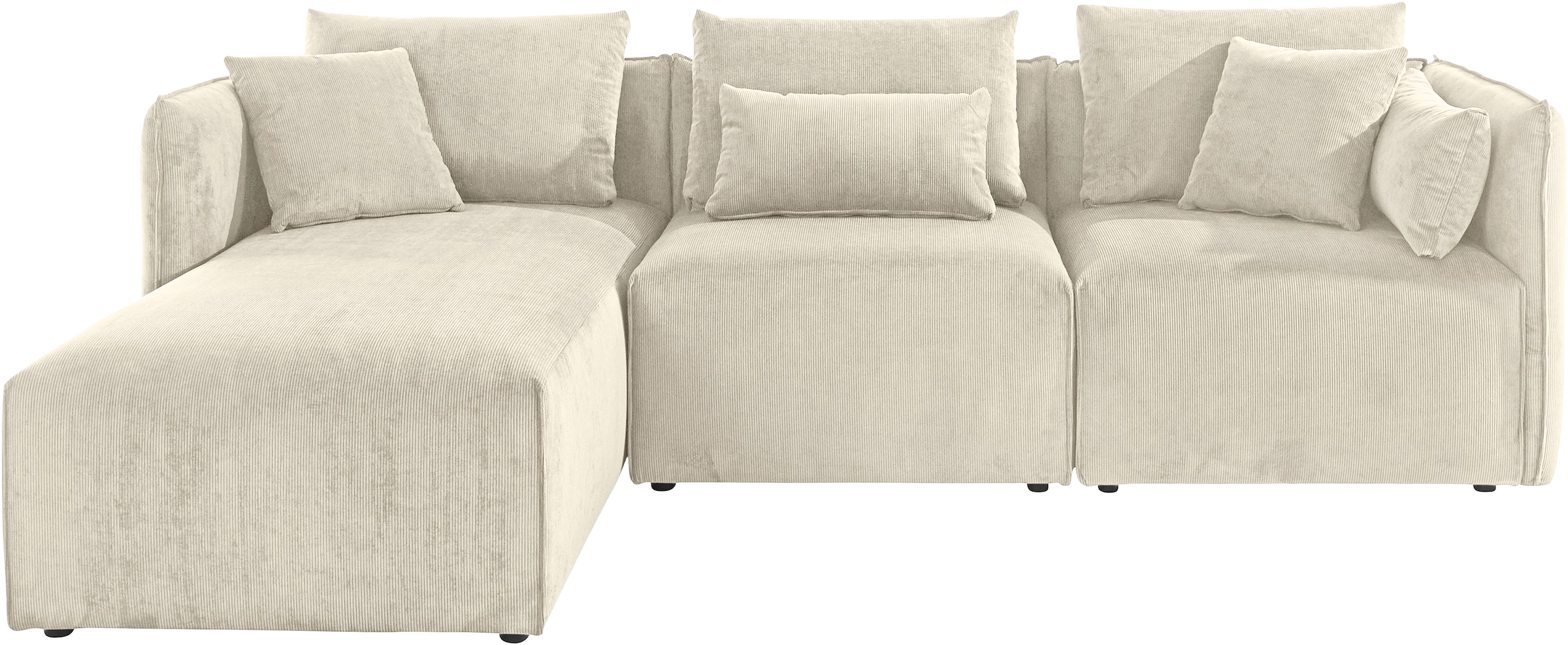 andas Ecksofa »Nöre«, (3 Teile), zusammengesetzt aus Modulen, in vielen Bezugsqualitäten und Farben