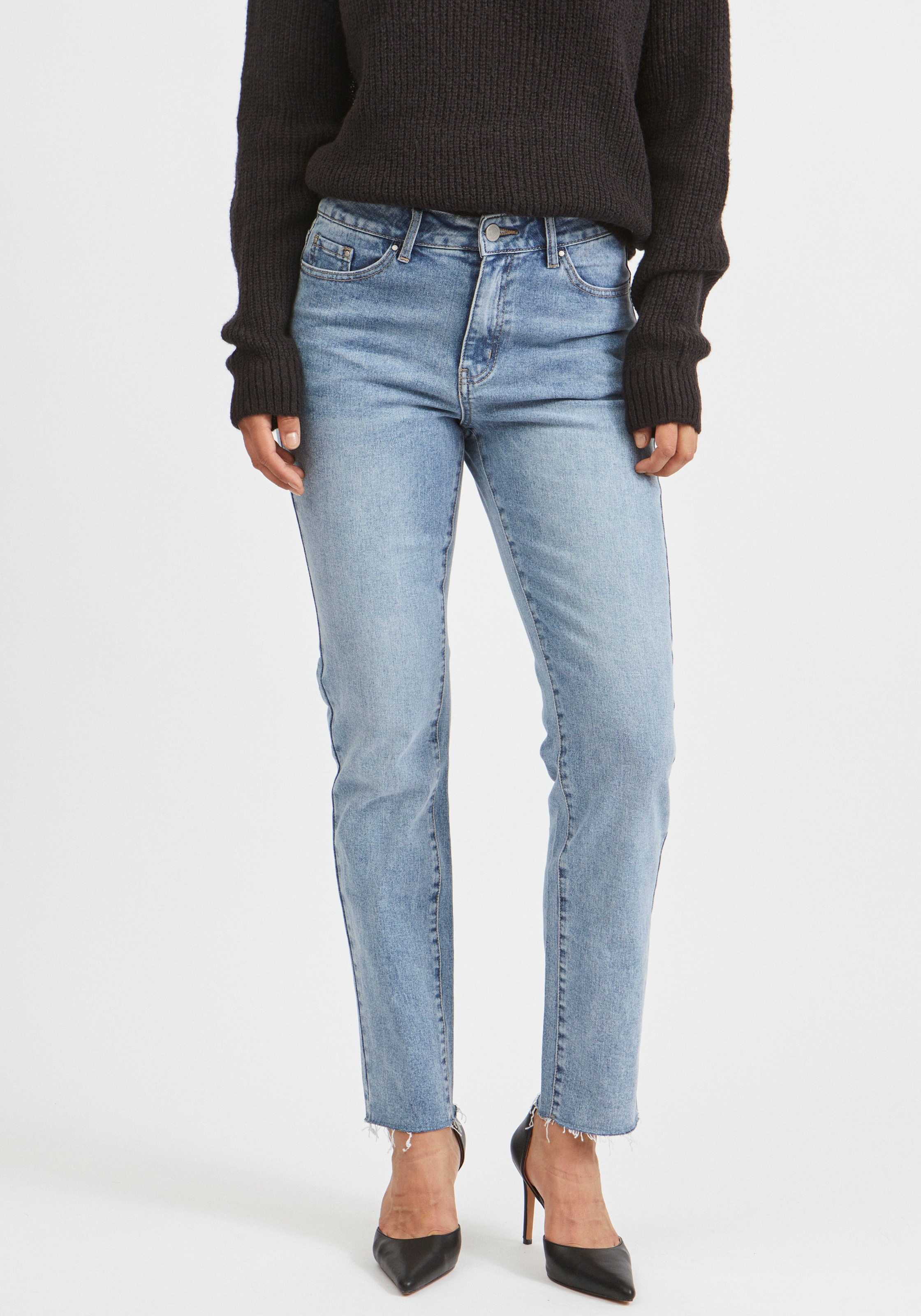 Vila Straight-Jeans »VISTRAY STRAIGHT«, mit leichten Used Effekten kaufen
