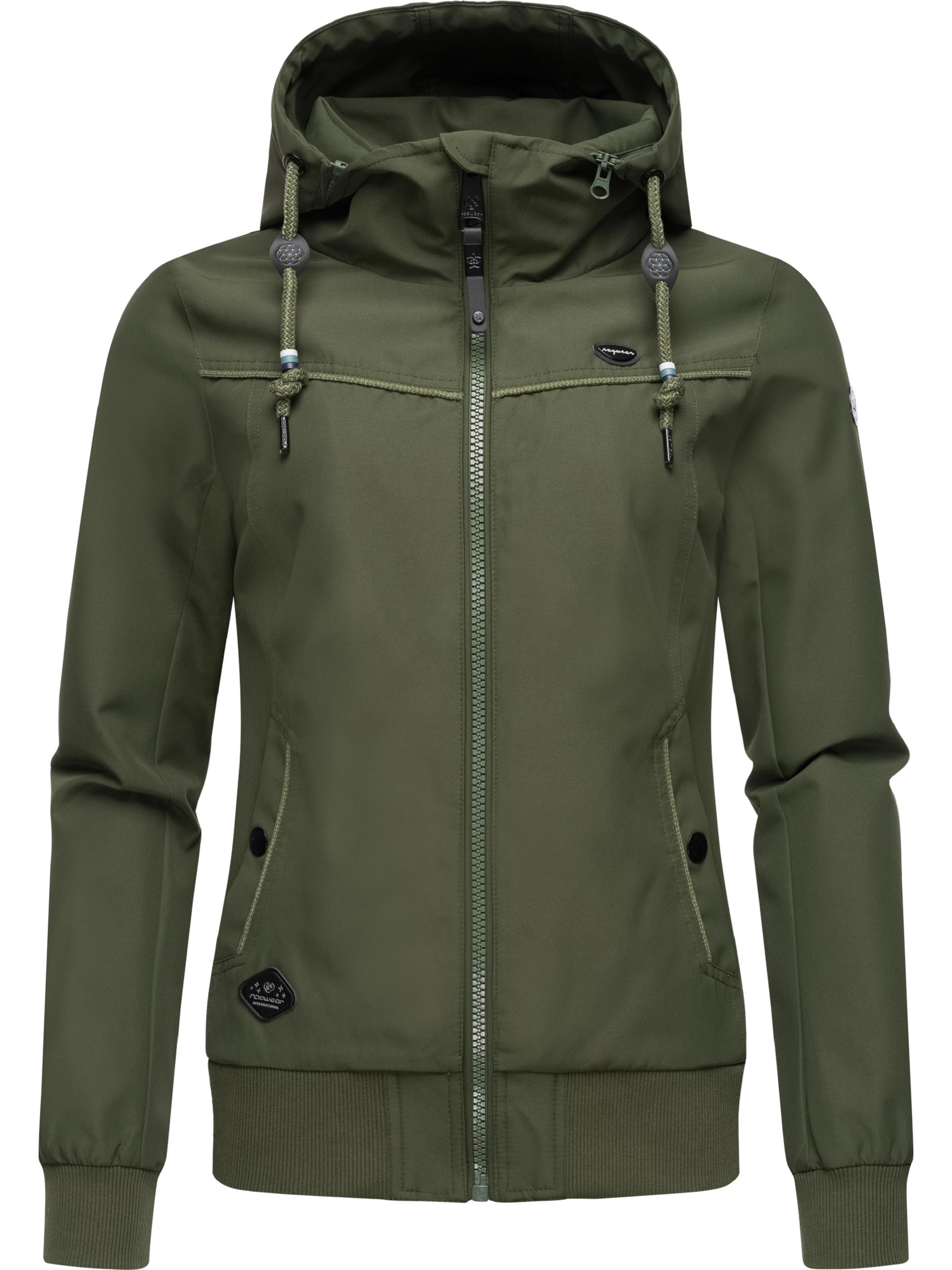 Ragwear Outdoorjacke »Übergangsjacke Jotty«, mit Kapuze, wasserdichte Übergangsjacke mit abnehmbarer Kapuze