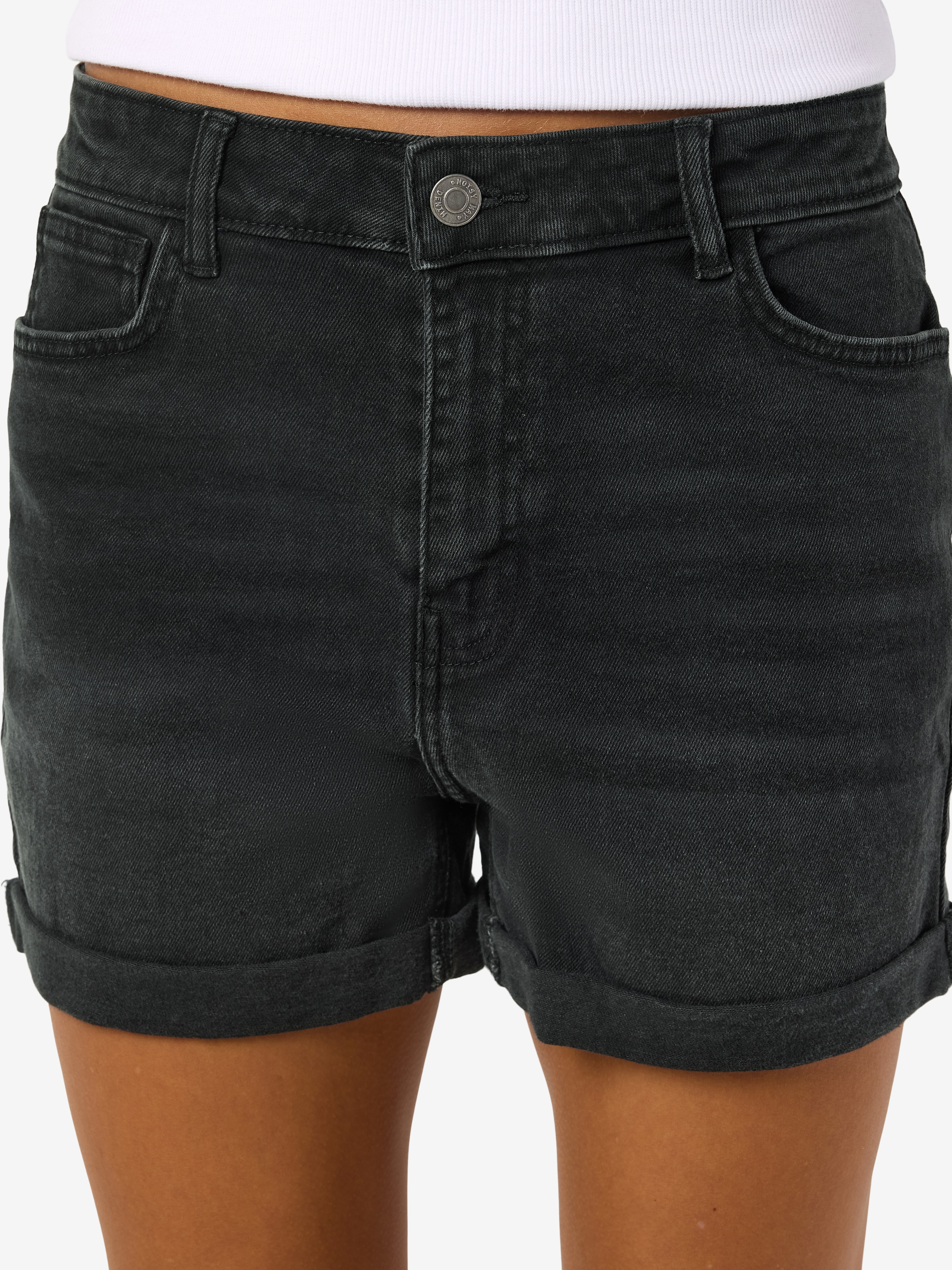 Noisy may Jeansshorts »NMMONI HW DNM SHORTS AZ360BL NOOS«
