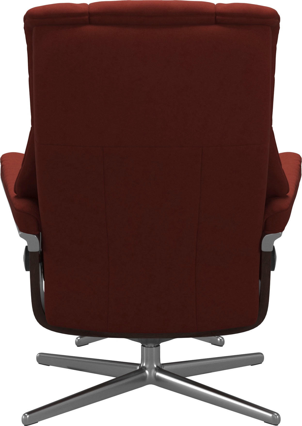 Stressless® Relaxsessel »Mayfair« Set, Relaxsessel mit Hocker,  mit Hocker, mit Cross Base, Größe S, M & L, Holzakzent Braun