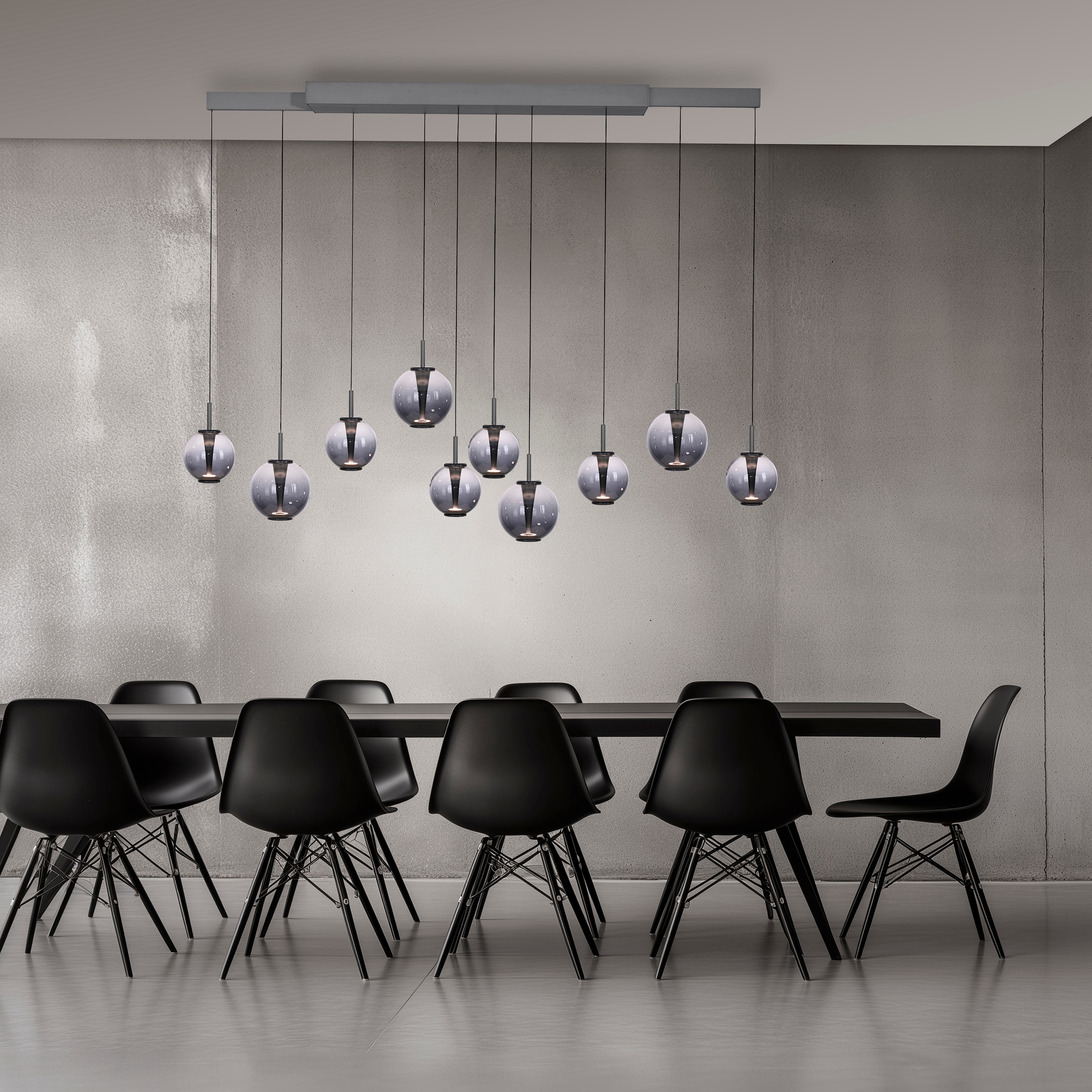 Neuhaus PURE LED Pendelleuchte »PURE E-Infinity« LED-Board 1 Stk. warmweiß - kaltweiß e-SLIDE® Funktion, CCT, dimmbar, Fernbedienung