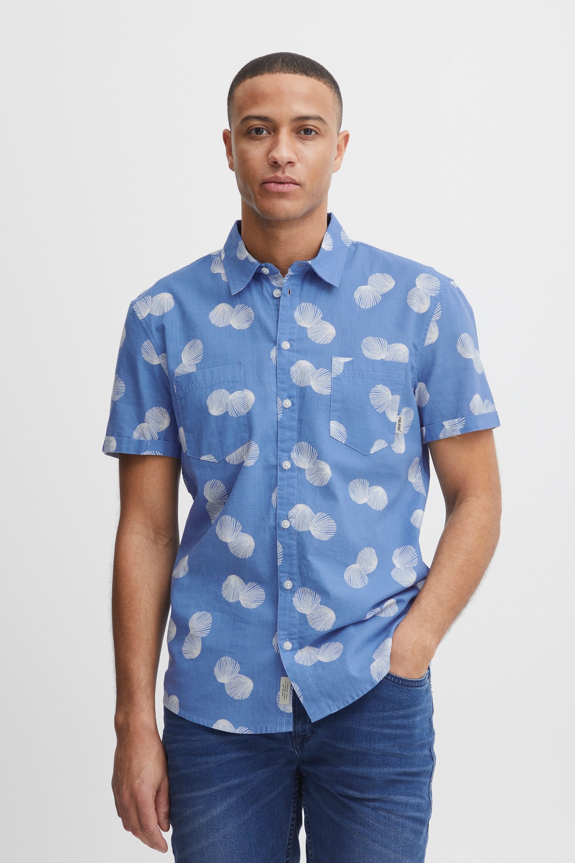 Blend Kurzarmshirt »Kurzarmhemd BHShirt«