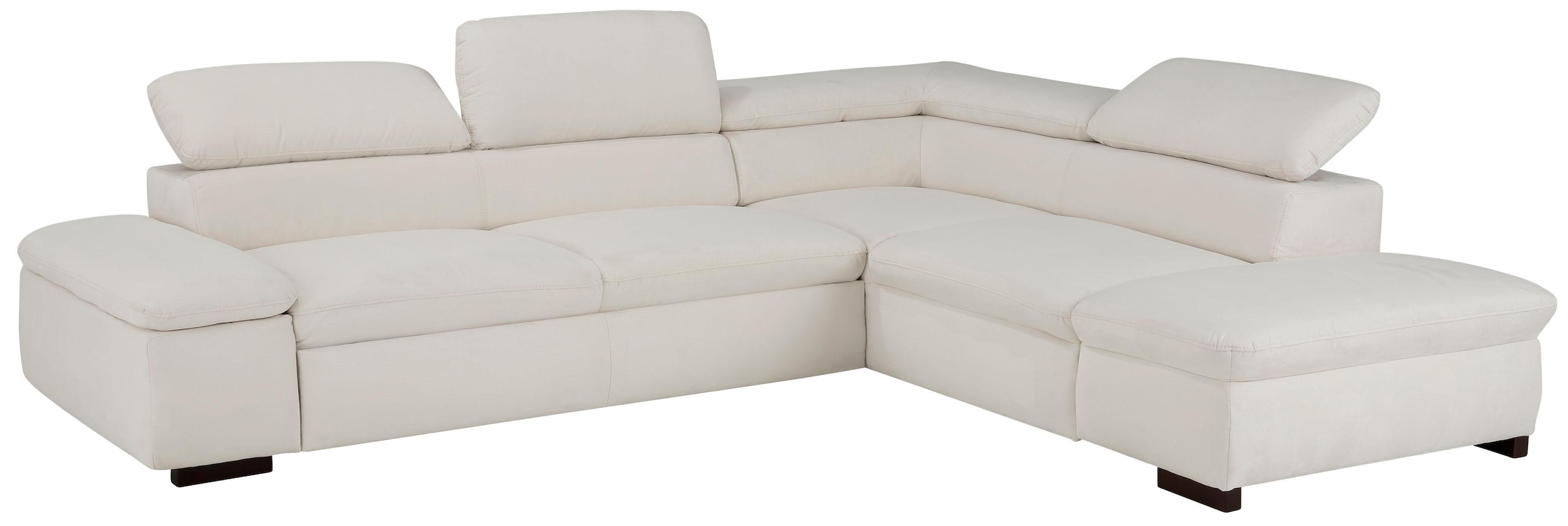 Home affaire Ecksofa »Alberto L-Form«, mit Kopfteilverstellung, wahlweise mit Bettfunktion