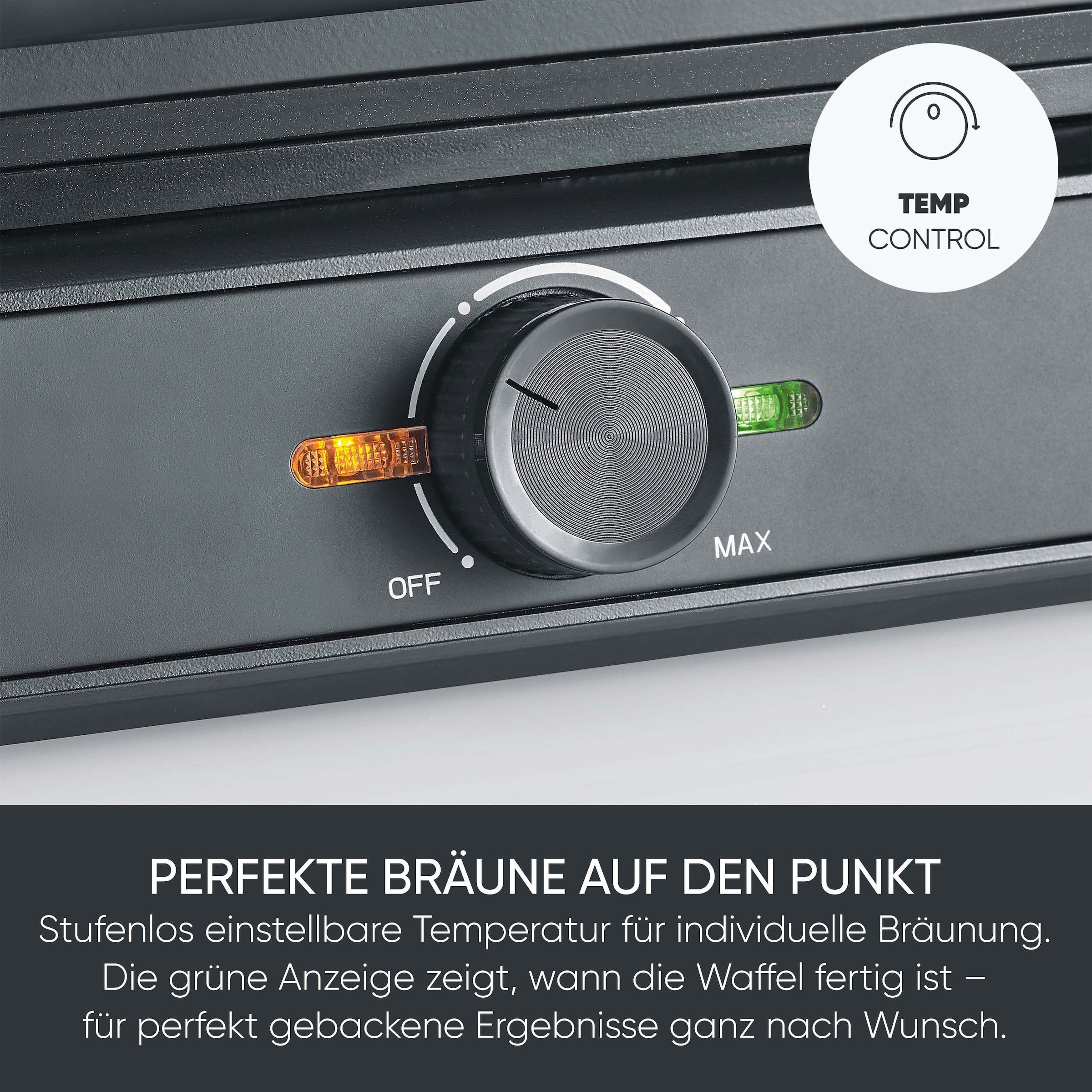 Severin Waffeleisen »WA 2125« 1600 W Belgisches Waffeleisen