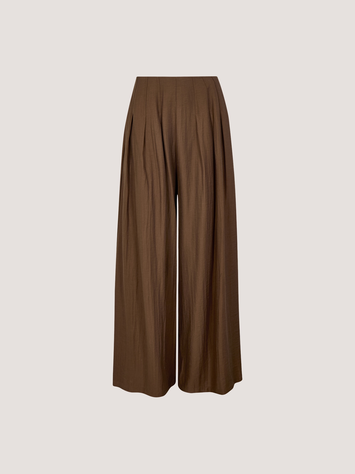 Apricot Palazzohose »Weite Hose aus strukturiertem Twill«  mit Plissee