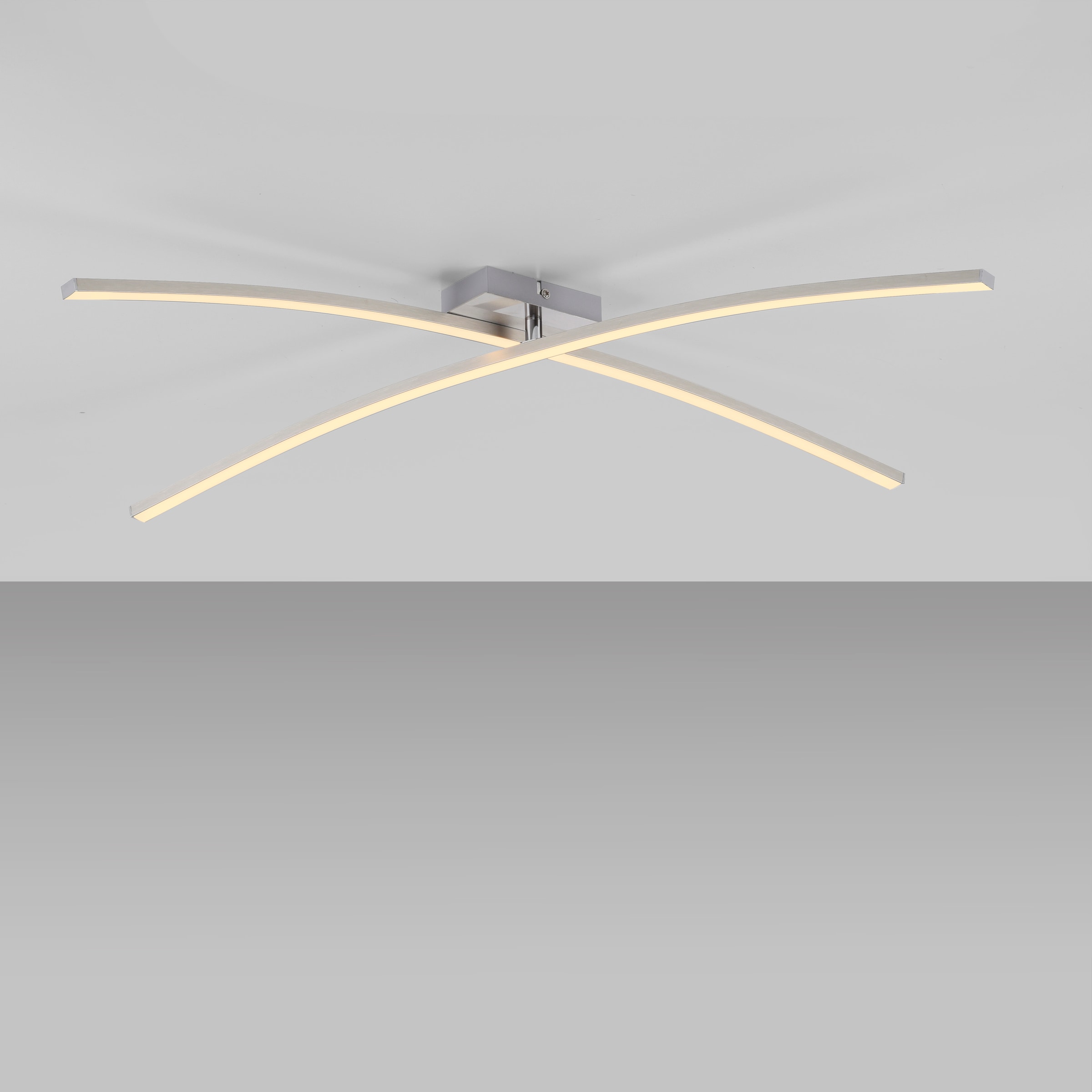 JUST LIGHT LED Deckenleuchte »SIMON« LED-Board 1 Stk. Warmweiß ein Profil drehbar