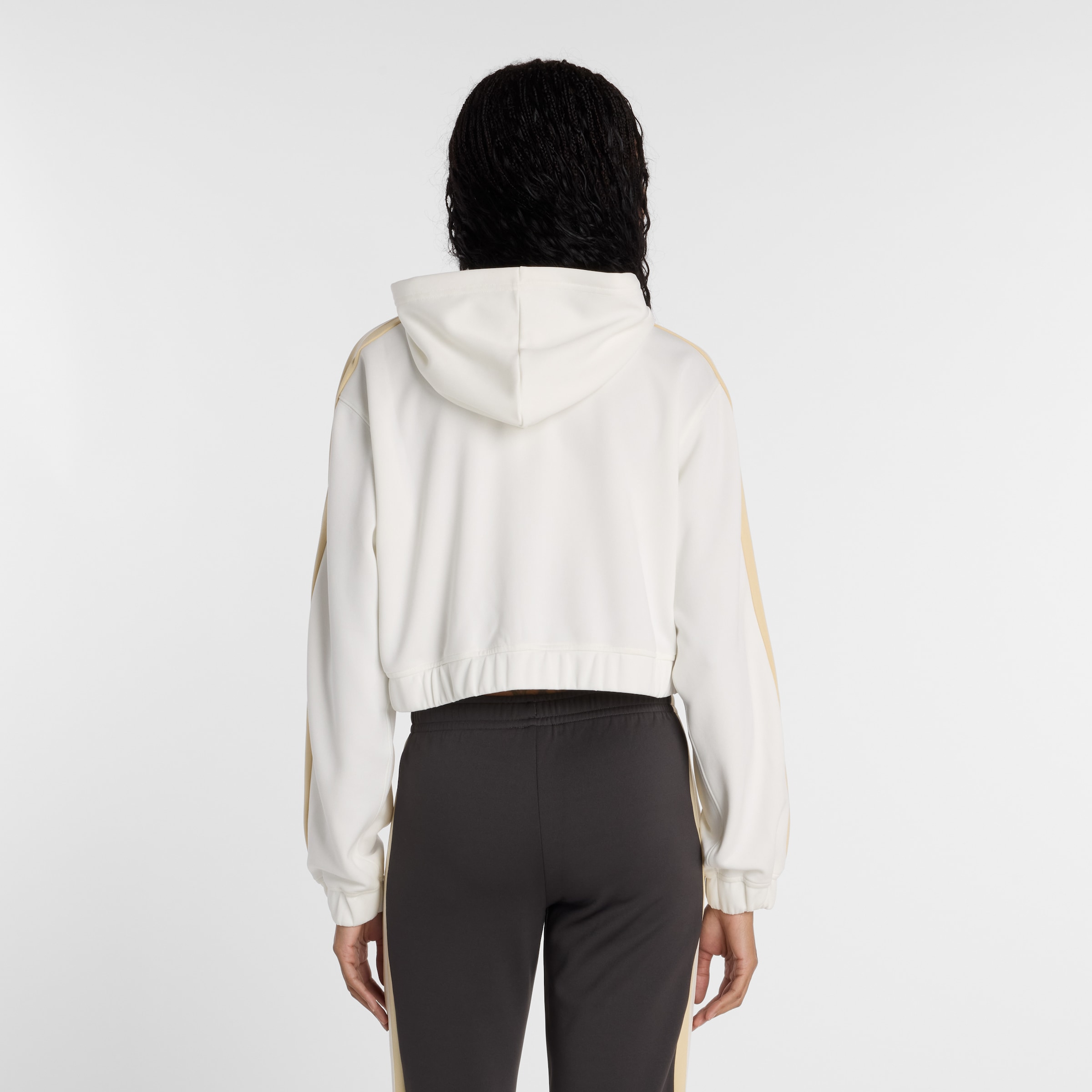New Balance Kapuzensweatjacke mit Kapuze, aus Polyester, mit Reißverschluss