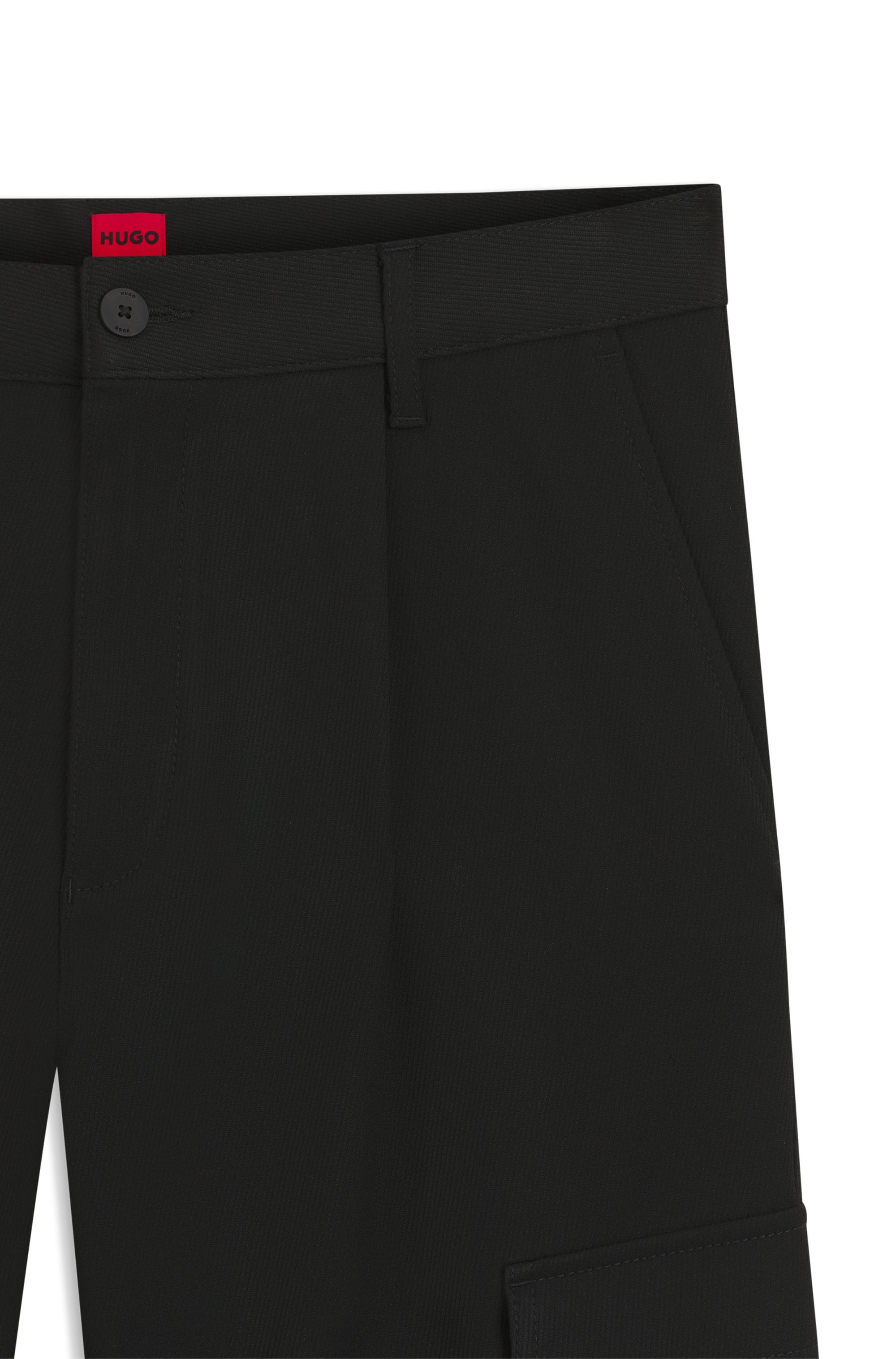 HUGO Cargohose »Glavin«  Slim Fit, tapered leg, Bundfalten vorne
