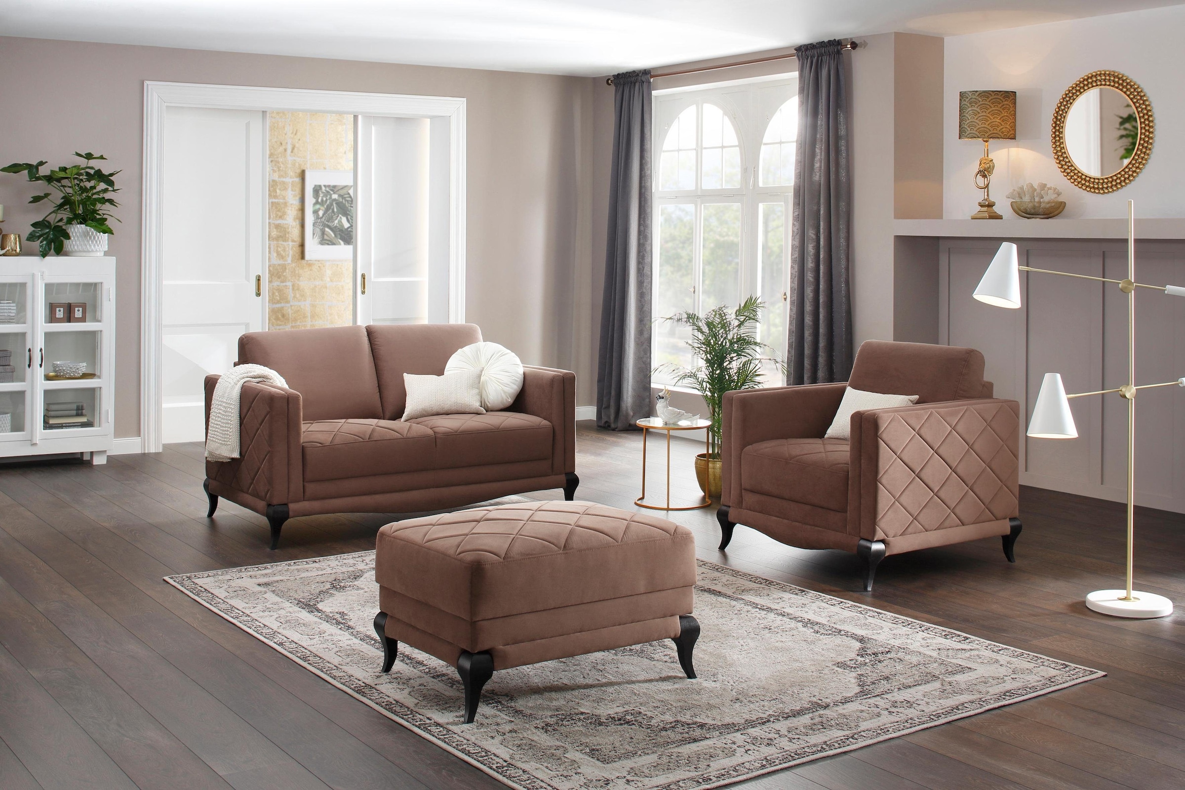 Home affaire Hocker »Brahms«, mit Stauraumfach