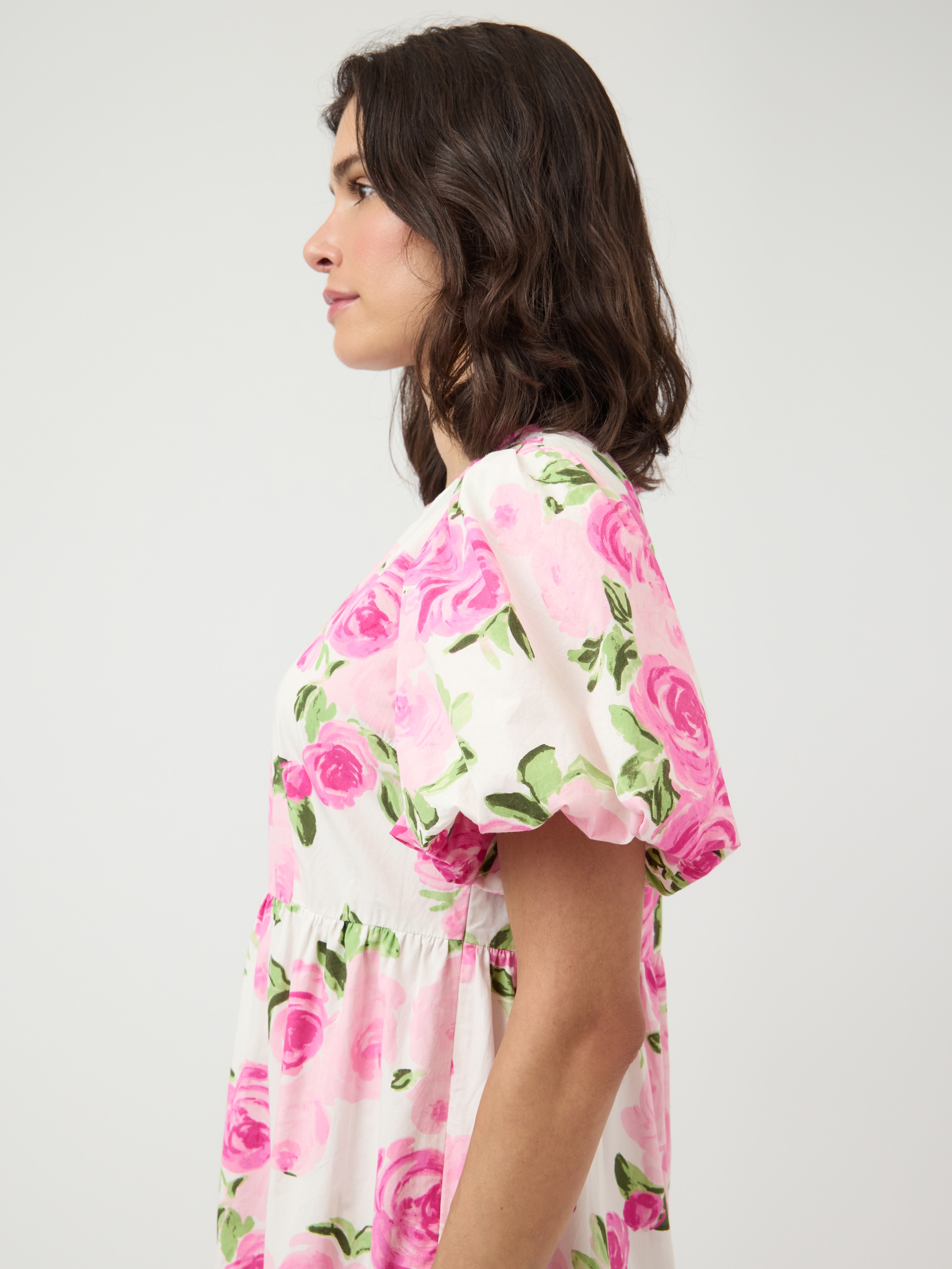 Y.A.S Midikleid »YASCOLEA SS ANKLE DRESS S. NOOS« Sommerkleid, Baumwolle, knöchellang