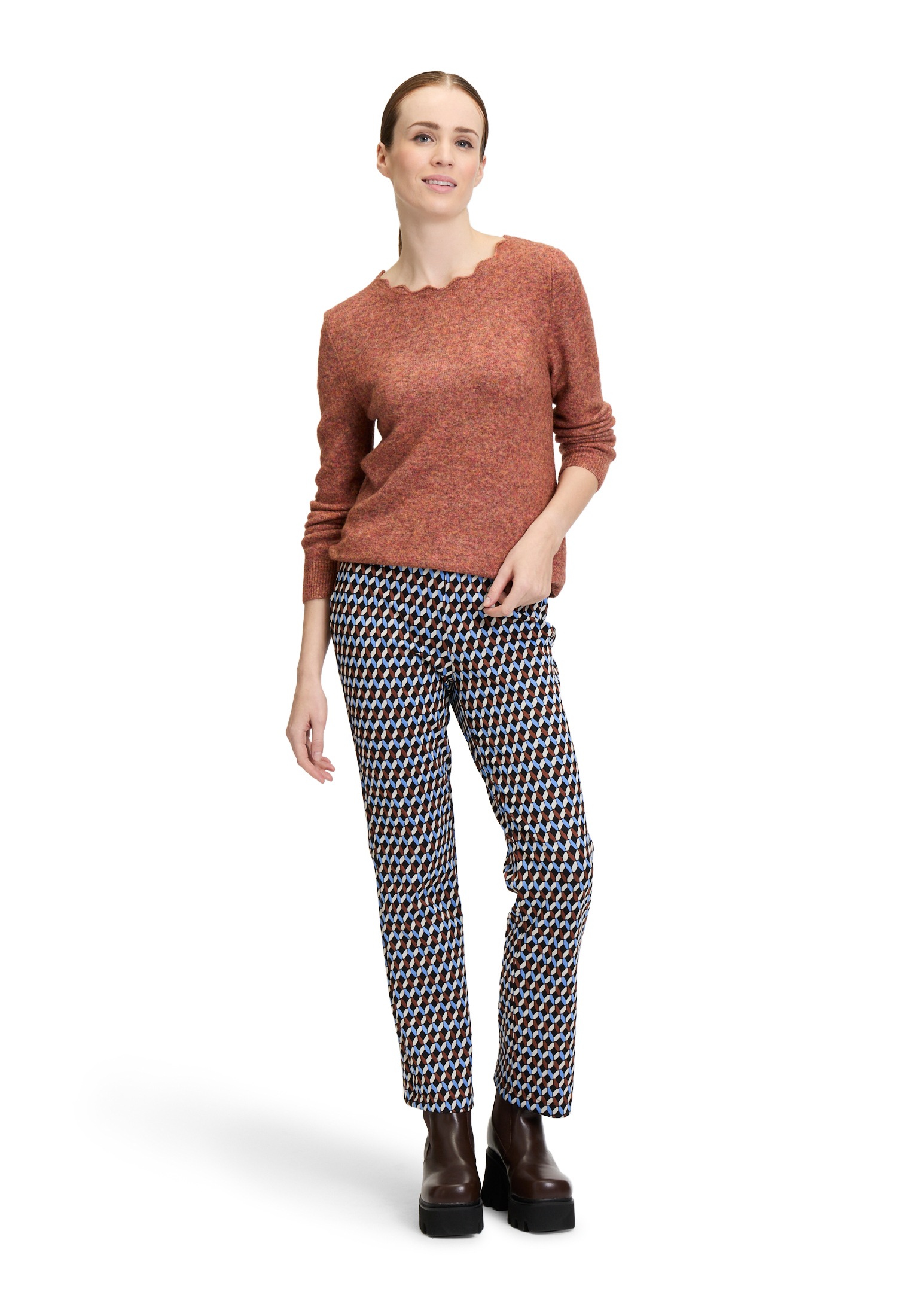 Cartoon Strickpullover »Strickpullover mit Rundhalsausschnitt«