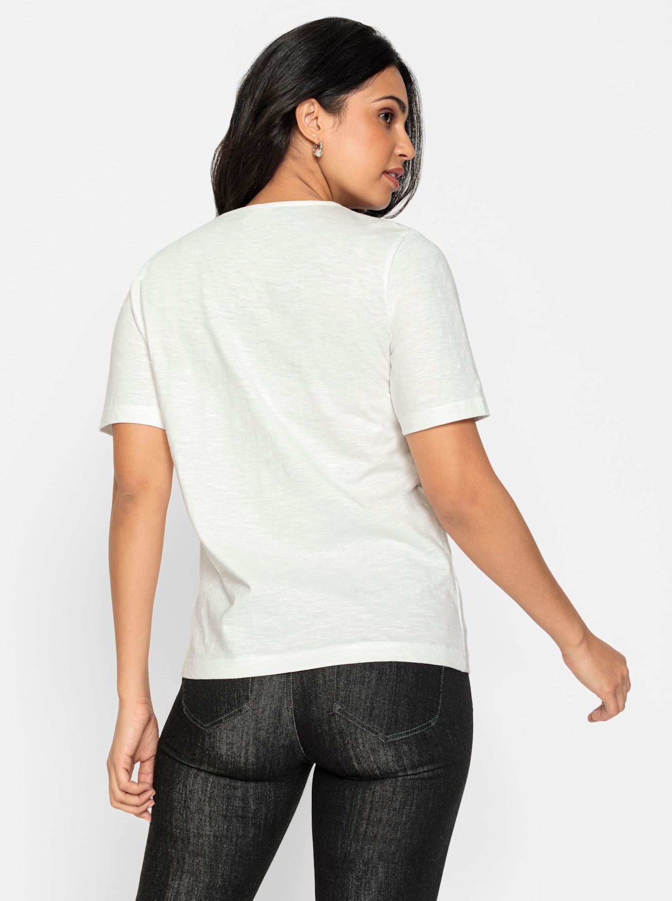 Inspirationen V-Shirt »Shirt«, (1 tlg.)