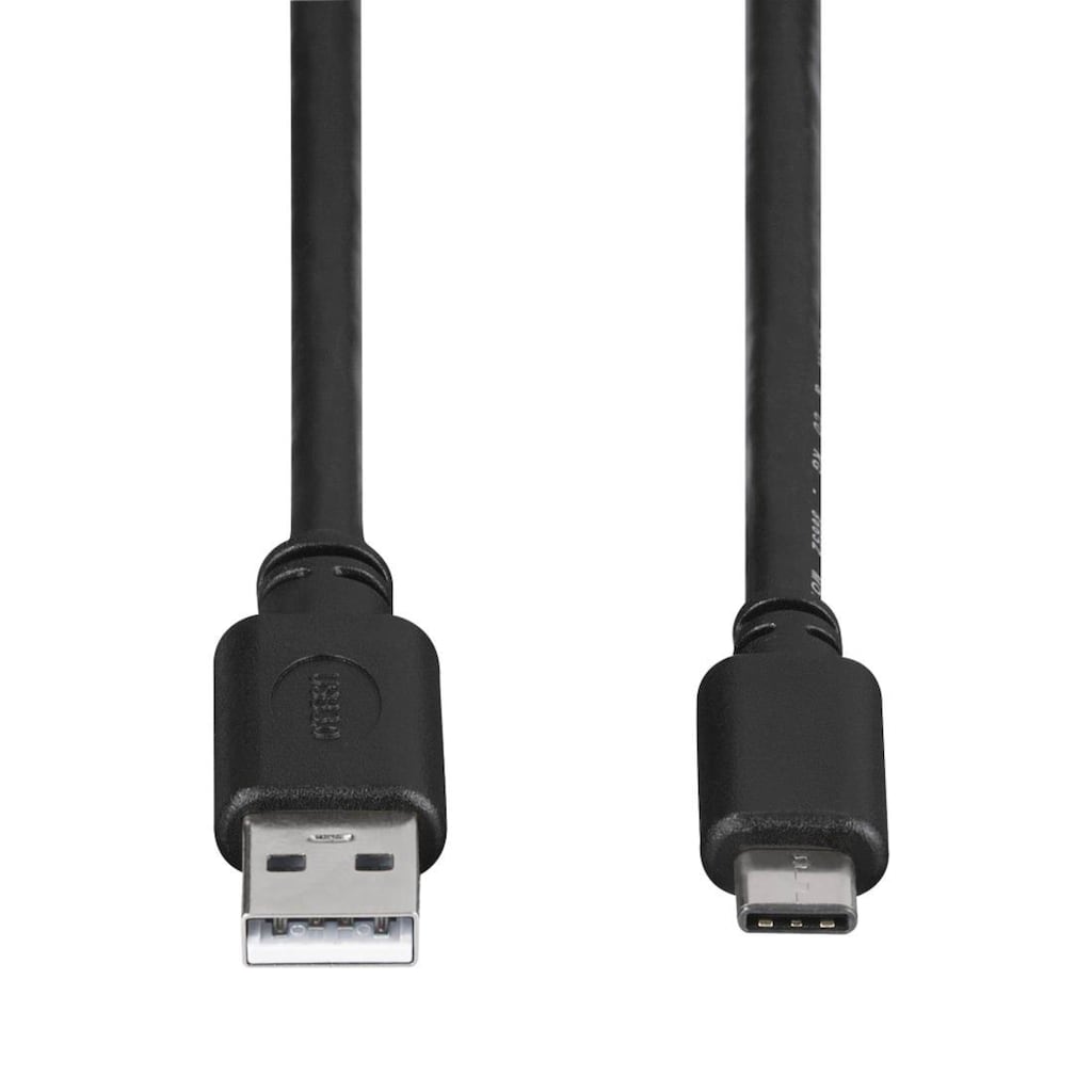 Hama USB-Kabel »USB-C-Adapterkabel, USB-C-Stecker – USB-2.0-A-Stecker, 1 m USB-Kabel«, USB-C-USB Typ A, 100 cm