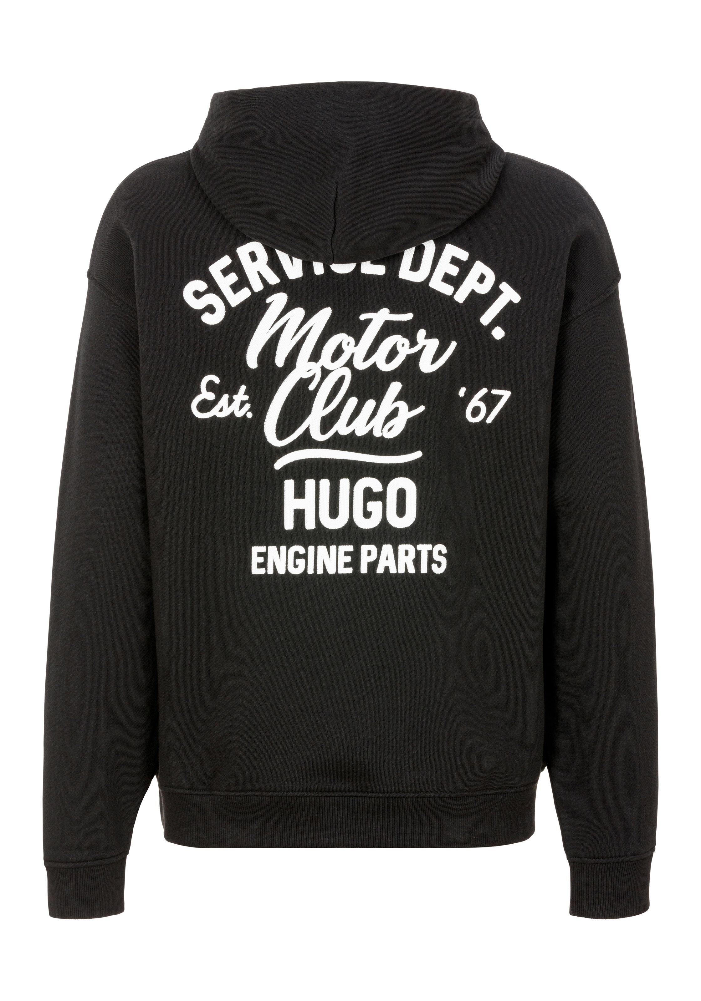 HUGO Blue Kapuzensweatshirt »Nualo«, mit großem Logodruck hinten