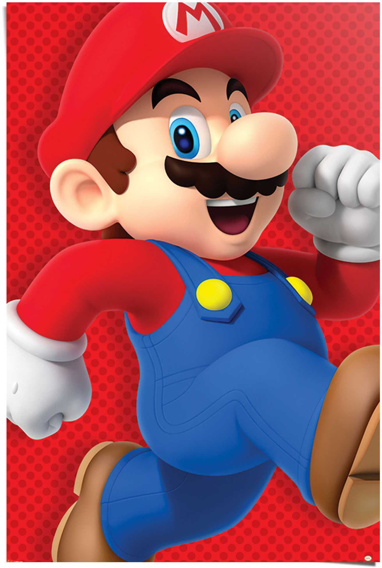 Poster »Super Mario Nintendo«, (1 St.)