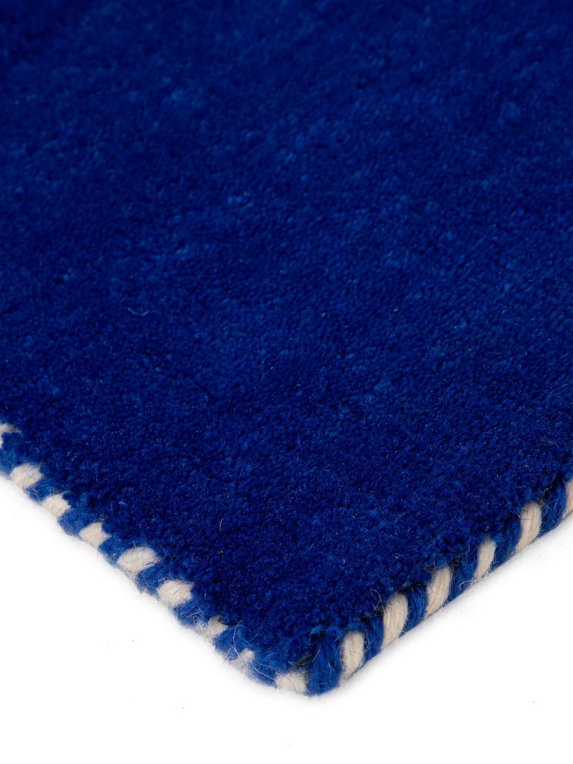 carpetfine Wollteppich »Gabbeh Lola Uni«, rechteckig, 14 mm Höhe, mit natürlichem Pflanzenmaterial von Hand gewebt, auch in Rund