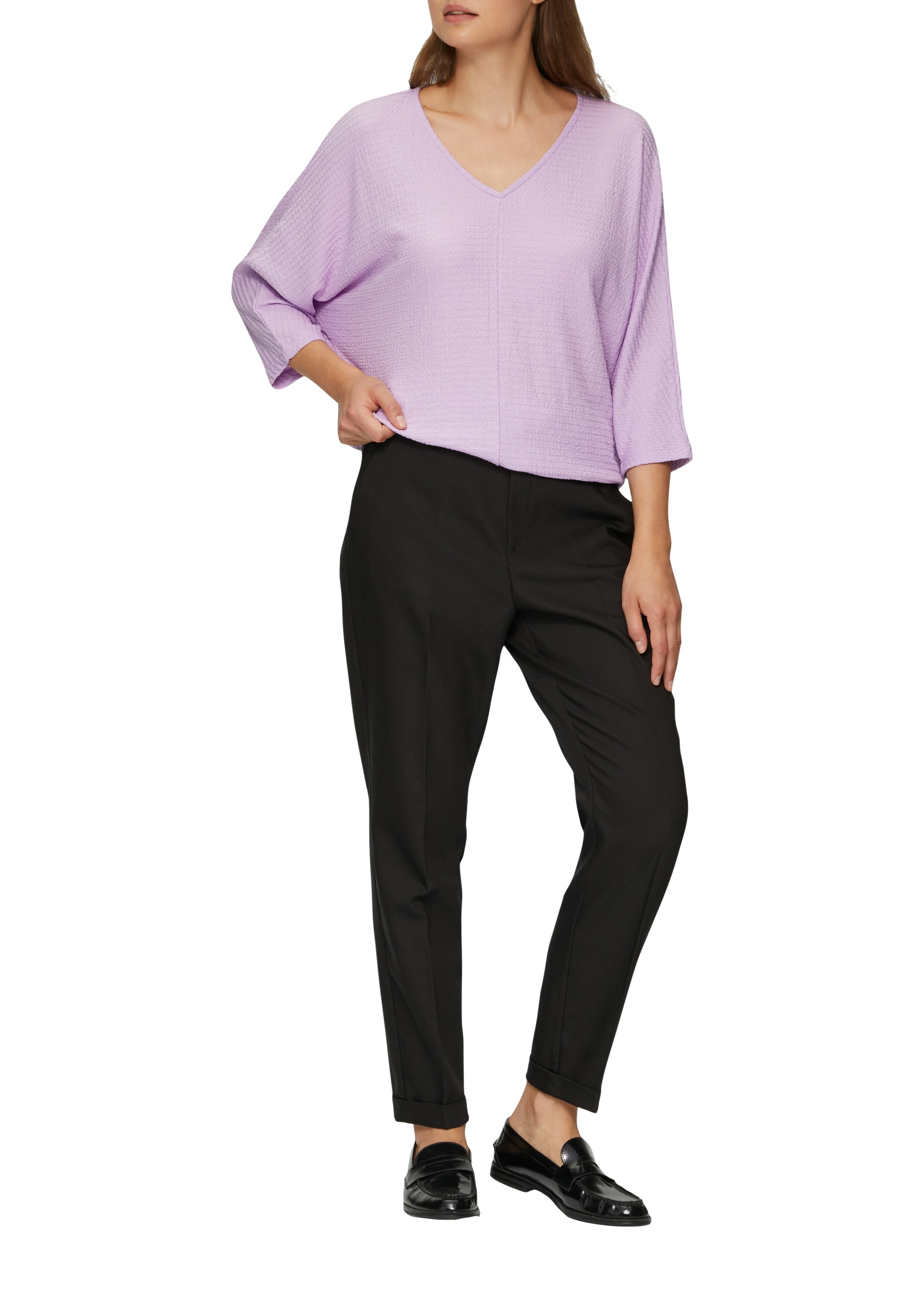 s.Oliver 3/4-Arm-Shirt mit Struktur