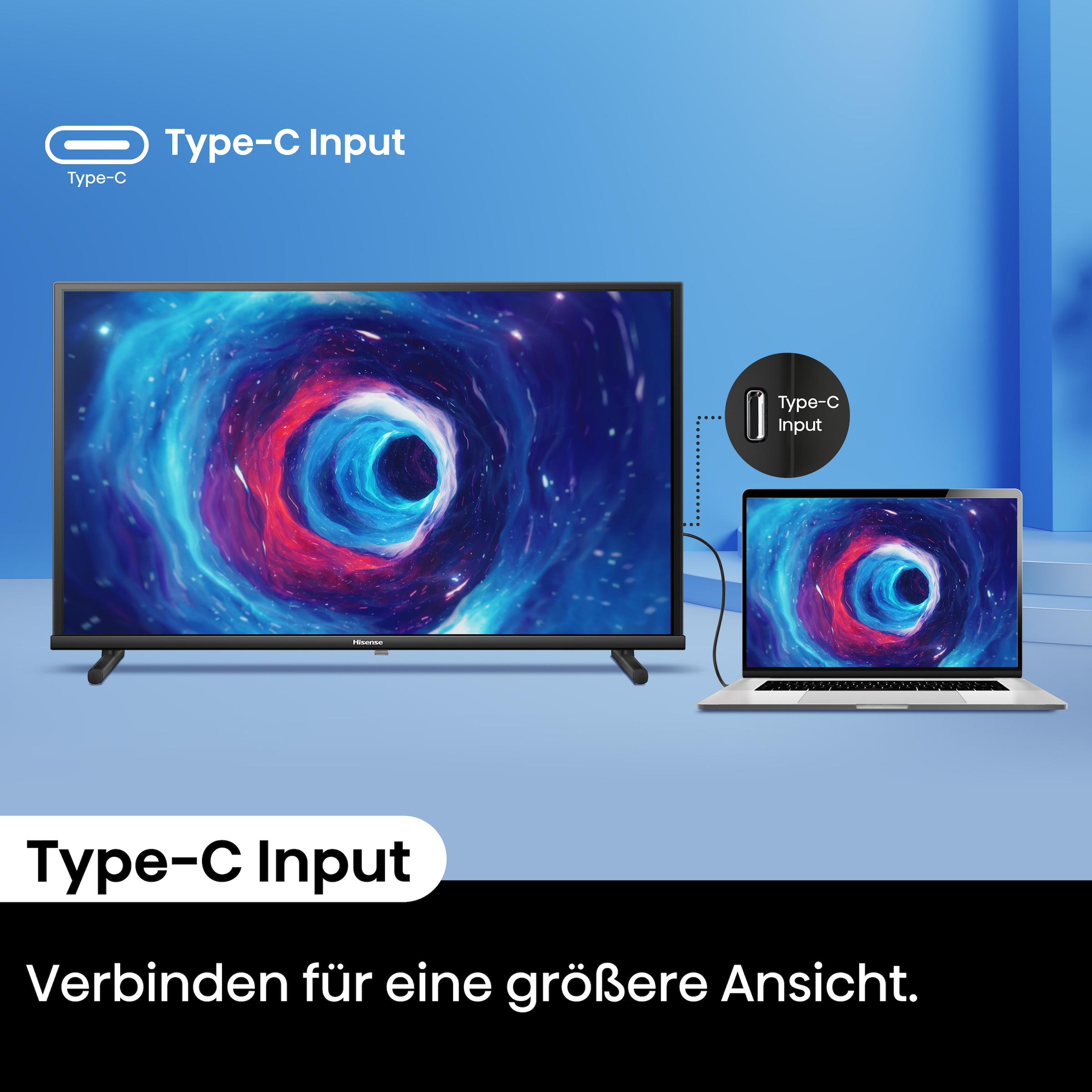 Hisense LED-Fernseher »32A5NQ«, 80 cm/32 Zoll, HD, Smart-TV, 2K FHD QLED